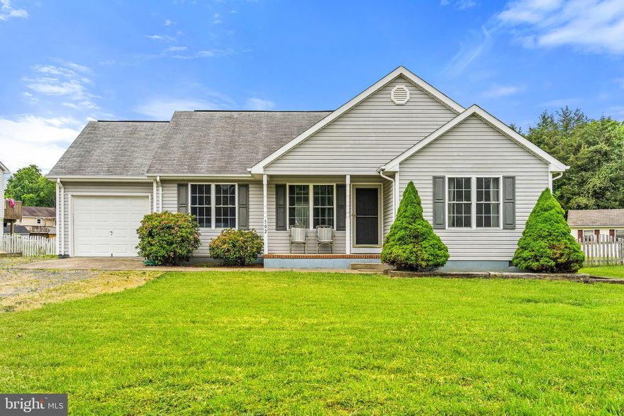 This turn-key move-in ready home is conveniently located off route 15/29 in the quiet, little town of Remington, allowing you a fast commute to your job in DC, Gainesville, Haymarket, Manassas, or Fairfax.  A 3 bedroom 2 full bath Ranch/Rambler that was recently fully updated in 2017 with a new natural gas furnace and water heater, new wood floors and kitchen floors, new Trex 12x10 deck w/PVC railings, and new kitchen appliances, including the disposal unit. It has a matching Roper washer and dryer set in a 3.5 x 7 closet along the 12 x 4 mudroom hallway to the 12 x 23 single car garage w/window AC unit and water softener system. To help keep your city water bill small, there are two new water saver toilets. Master bedroom has a new wood floor, a large 7 x 5 walk-in closet and a low ledge double length stand-up shower stall. Your hobby or craft person will flip over the fantastic 12 x 20 x 7 Swiss Barn carpeted floor workshop with full electric, heat and window AC unit and a separate 10 x 8 Metal storage shed for all your lawn tools and patio furniture, too! If you have an RV, you can hook it up to the 3 prong Dyer Plug on the rear of the house, or use a generator during power outages. You won't have to park on the street with the oversize gravel driveway capable of parking 5 cars! Ask your agent for a list of the furniture that can be included in your closing or it gets donated.