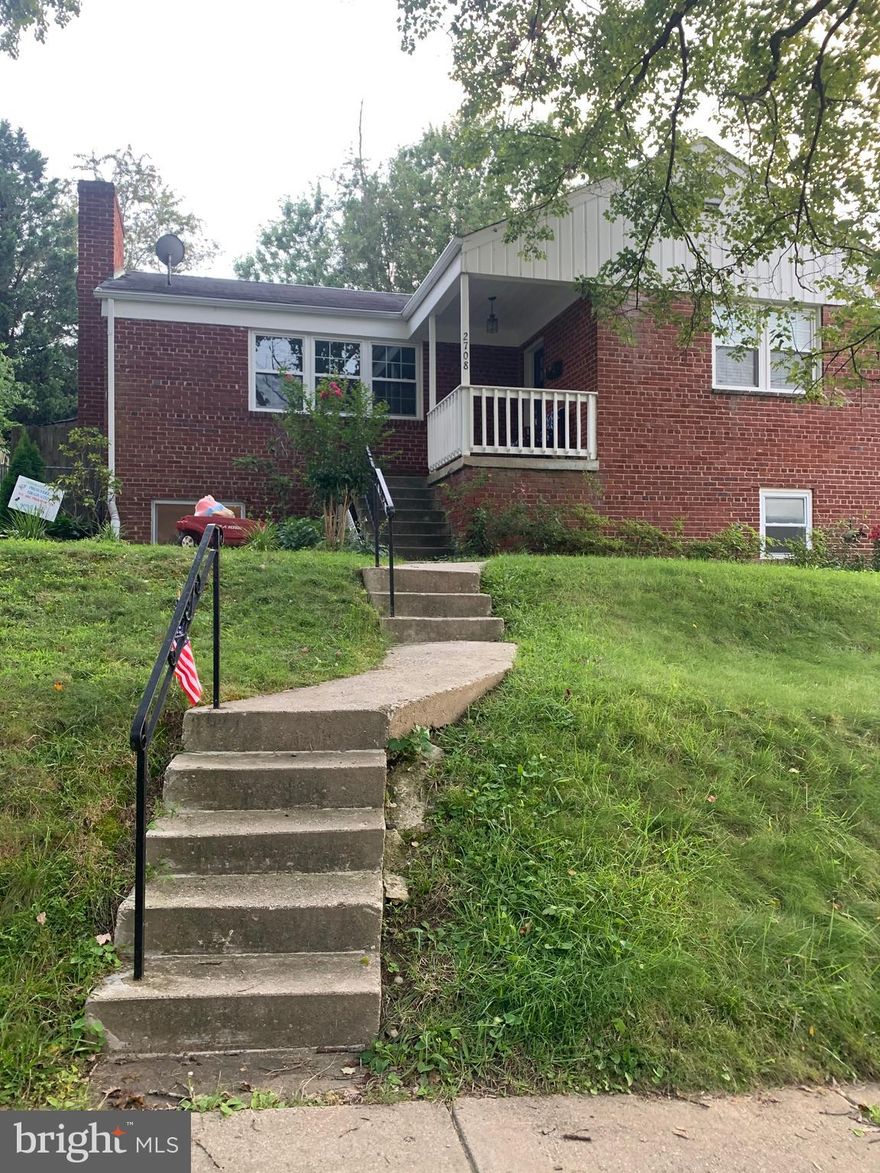 Amazing home in Chevy Chase with hardwood floors, huge living room, renovated in 2017 & 2018, gourmet kitchen,