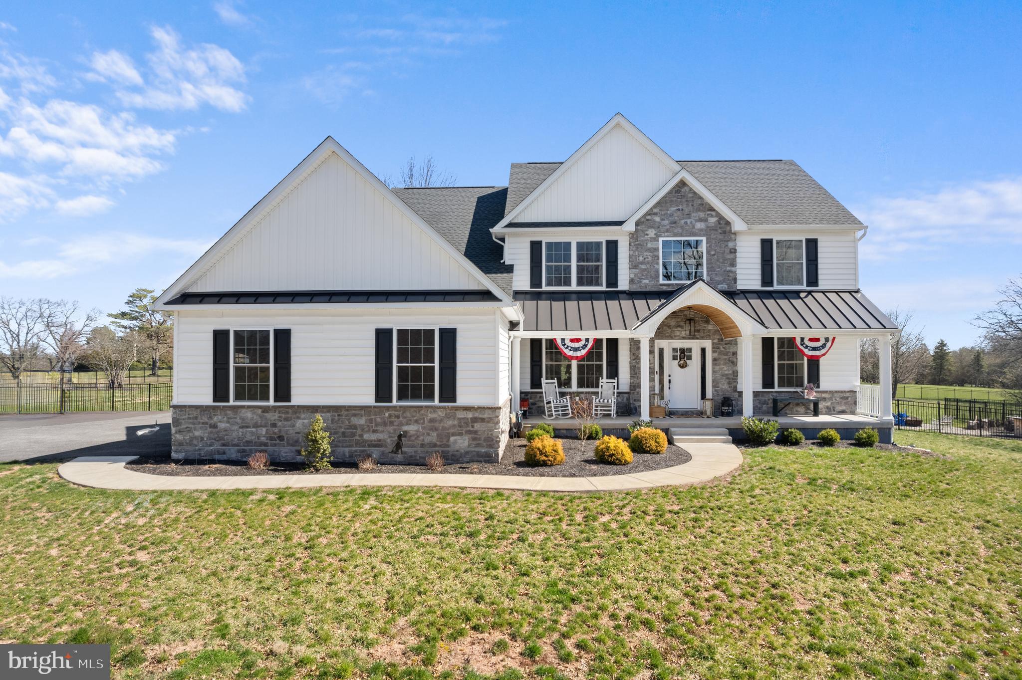 New Construction on 2.5 Acres with Scenic Farmland Views! Design and build your dream home with ML Homes on this gorgeous, flat 2.5-acre lot offering panoramic views of open farmland. Choose from our thoughtfully designed floorplans or bring your own custom design! This elegant 3,100 sq. ft. home features 4 spacious bedrooms, 2.5 baths, a full basement, and an oversized 2-car garage. The versatile layout includes a formal Dining Room and a flexible Living Room/Office space. The expansive Family Room flows seamlessly into the large Kitchen and bright Breakfast Room—perfect for everyday living and entertaining. Highlights & Standard Features Include: Two-story foyer, 9’ ceilings on the main floor, Your choice of hardwood or luxury vinyl flooring throughout the first floor, 42” Kraftmaid kitchen cabinets with quartz countertops throughout Kitchen, and a large 8’ x 3’ island, 29 recessed lights throughout, Brushed nickel or black hardware, Choice of 2-panel or 6-panel interior doors, Two-tone interior paint. The Primary Bedroom Suite is a true retreat, complete with a private Sitting Room, generous walk-in closet, and luxurious bath featuring a subway-tiled shower, soaking tub, double vanity with quart vanity top, and ceramic tile flooring. Three additional bedrooms are spacious and well-appointed, sharing a beautifully designed full bathroom with a double vanity with quartz top, subway tile tub/shower combo, and ceramic tile flooring. Exterior Features: Carolina beaded siding with stone accents, Architectural 30-year roof, Oversized 2-car garage with 9' x 8' doors and automatic openers, Full basement with egress window. This home is not yet built at this location, but the builder has multiple completed homes nearby for viewing. Numerous options and upgrades are available to truly make this home your own! Pictures show some additional options. Learn more and view additional photos at MLHomeBuilders.com