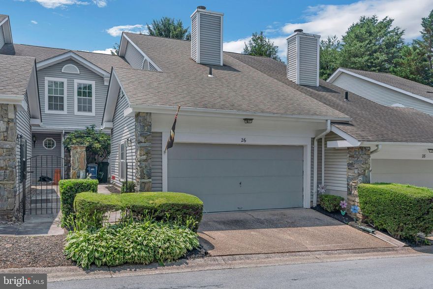 Welcome to 26 Tindal Springs Ct in the heart of sought-after Montgomery Village. This 3 bedroom 2.5 bath townhome boasts a 2,800+ sq ft spacious layout with ample living space throughout including a bonus informal 4th bedroom or office. The unique open floor plan with high ceilings, hardwood floors, recessed lighting, fireplace, 2 car garage, home security system, fully fenced back yard with deck and prime location make this home special. Modest HOA provides access to Montgomery Village amenities (multiple community pools, etc.). Conveniently located to major commuter routes I270, I370 I& Rt 355, MARC train, public transit and the Shady Grove metro station giving easy access into DC, Bethesda, Silver Spring and Northern VA. Plentiful shopping, grocery, restaurant, entertainment and amenity options all close by in the favored Rio Washingtonian, Downtown Crown and the Kentlands. Perfect blend of urban convenience and nature with several state and regional parks nearby. Being sold in As-Is condition.