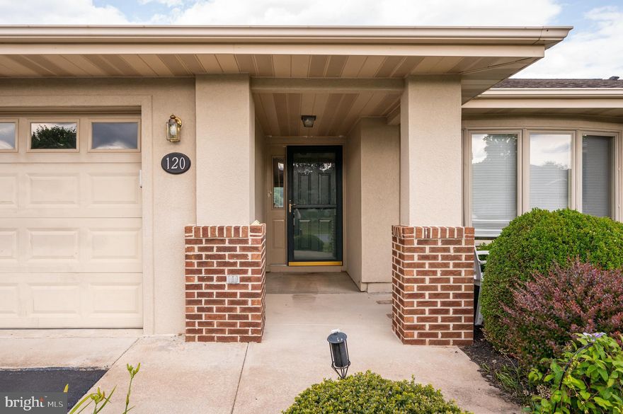 YOUR VIEW!! Just relax and enjoy this Spacious two level villa with awesome views of the #3 fairway  on Mountain View Championship Golf Course! Enter into a large open foyer that leads to a  huge great room overlooking the golf course and large pond.  The great room features  exposed wood beams, vaulted ceilings, 2 skylights and recessed lighting.  The second main level bedroom is privately located off the foyer and to the front of the house.  The large kitchen boasts tons of cabinets, an "eat at " bar and plenty of room for a table and chairs as well as a formal dining room.  The sliding glass door leads out to a relaxing screened in porch overlooking the golf course and then leads out to a private deck.. The huge laundry room is on the main, just off  of the foyer.  Lower level features two additional bedrooms with access the patio, recreation/family room with sliding glass door, full bathroom and 2 storage rooms.
HOA fees are $66.67 monthly. Arrowhead Ridge Cluster Association is $362 quarterly.