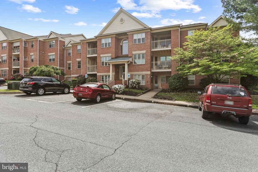 2 bedroom 1 bath condo available now! Enjoy maintenance-free living in the beautiful community of The Pond! Spacious living area, galley kitchen with separate dining area, primary bedroom with large walk in closet, generous size second bedroom and full bath, walk out balcony and laundry in unit! Water, sewer and trash included. Tenant responsible for BGE and TV services. No pets.