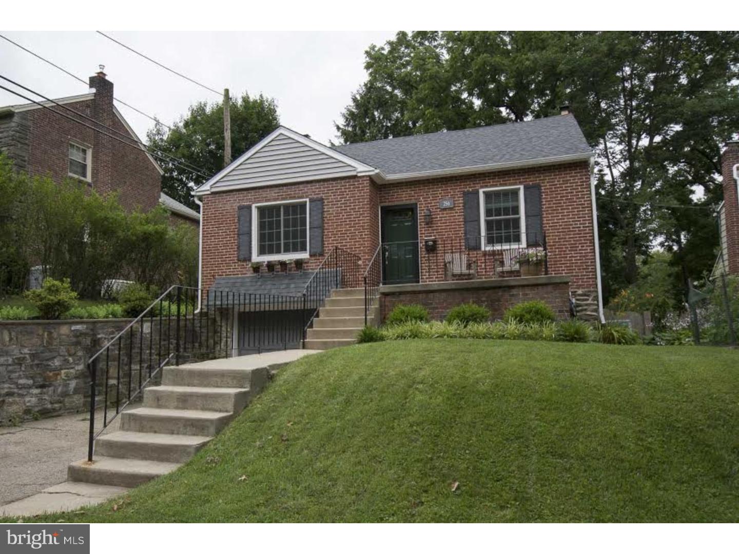 Absolutely charming, well-maintained brick cape on a tree-lined street in desirable Wynnewood Valley neighborhood awaits a new owner!  Walk into a large living room which flows nicely into the dining room and kitchen (newly remodeled with a ton of cabinet space) which is great for entertaining!  The first floor also offers a large bedroom/den/office!  Walk upstairs on the over sized stairs to two more bedrooms and a full size bath. Downstairs has a large finished basement with a bathroom.  Enjoy the outside on your large patio that overlooks your yard. The entire home exudes a ton of natural sunlight. Many recent improvements include new water heater, new Anderson windows, New siding, new gutters, new roof, and a new garage door motor, also have remodeled 2 full baths. Walking distance to Wynnewood Valley park and Septas Rte 100.  Also conveniently located to Center City, Septa R5 train station, dining, airport, Suburban Square and King of Prussia mall. Do not miss the opportunity to live in the "award winning"  Lower Merion school district! Make your appointment today!