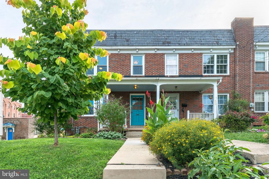 Lovely  3-bedroom Brick end-unit with proper maintenance and landscaped entrance with plum tree, strawberry and raspberry plants features, Hardwood floors beautifully re-done, open kitchen, new roof, new windows, updated HVAC, water heater & plumbing, new condenser for central air. City living with a prime location has 2-off street parking spots, detached workshop w/wood stove. I wouldn't wait to schedule a showing!