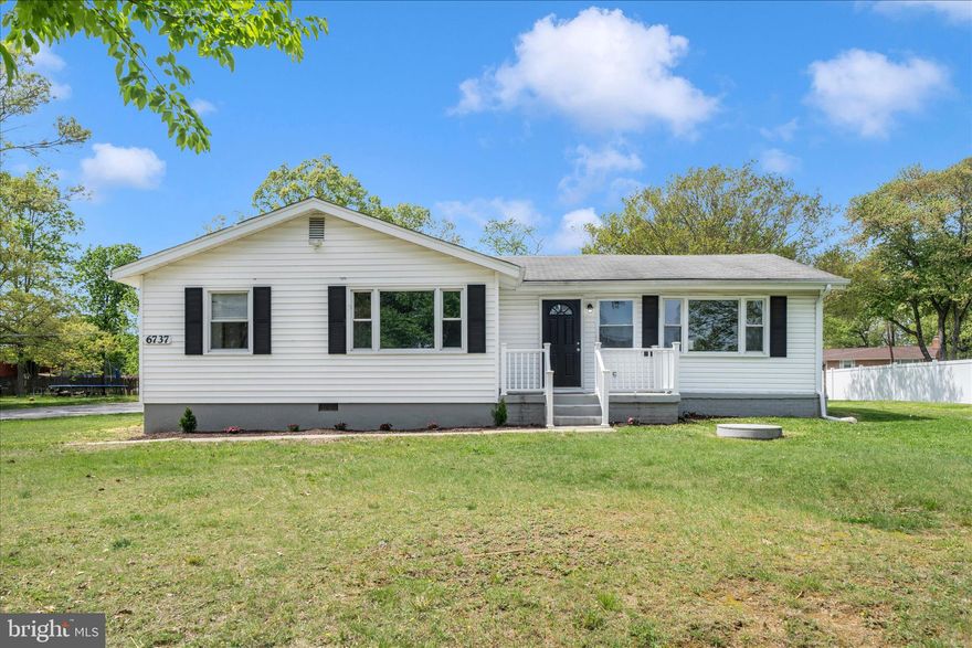 Beautifully renovated 4-bedroom, 2 full bath Ranch/Rambler offering modern finishes, functional layout, and move-in-ready convenience in a desirable Temple Hills location!
This home welcomes you with a bright and inviting open-concept living space featuring abundant natural light, fresh designer paint, and stylish flooring throughout. The spacious living room flows seamlessly into a bright, sun-filled dining area surrounded by multiple windows, creating the perfect setting for everyday meals or entertaining guests.The gourmet kitchen is a standout, showcasing white shaker cabinetry, sleek quartz countertops, stainless steel appliances, custom tile backsplash, and a large center island with seating. Thoughtfully designed for both style and functionality.
Enjoy two beautifully updated full bathrooms with modern fixtures, custom tile work, and a clean, contemporary feel. All four bedrooms offer comfortable space, natural light, and versatility for guests, home office, or growing households.
Step outside to a large, level yard—ideal for entertaining, gardening, or relaxing. The property also features a private driveway and mature surroundings that enhance both privacy and curb appeal.
Conveniently located near major commuter routes, shopping, dining, and everyday essentials, this home offers the perfect blend of comfort, style, and accessibility.
✨ Turn-key. Stylish. Spacious. Ready for its next owner.