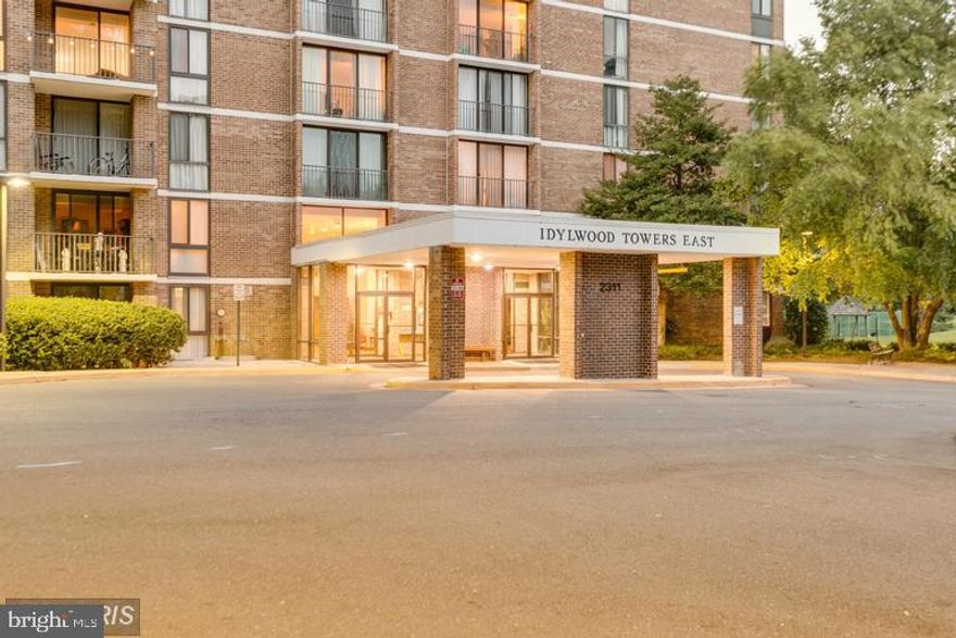 By Appointment Only!
One bedroom, one bath generously sized condo located conveniently off of Leesburg Pike. The condo is within walking distance of a shopping center that includes many hip restaurants, Whole Foods, and even a Tesla Charging Center. Great location for those commuting via Metro. Hardwood floors are throughout except in the kitchen and bathroom.  Lots of natural lights. Walk-in closet in the bedroom. In-unit washer and dryer for your convenience. The condominium has 24/7 security and includes many amenities like a pool, gym, bike room, tennis courts, basketball court, library, and grilling area. All utilities are included except cable and WIFI. No pets. No smoking. Non-refundable move-in & elevator fee of $250.00 total.No moves allowed on Sundays or Federal holidays.