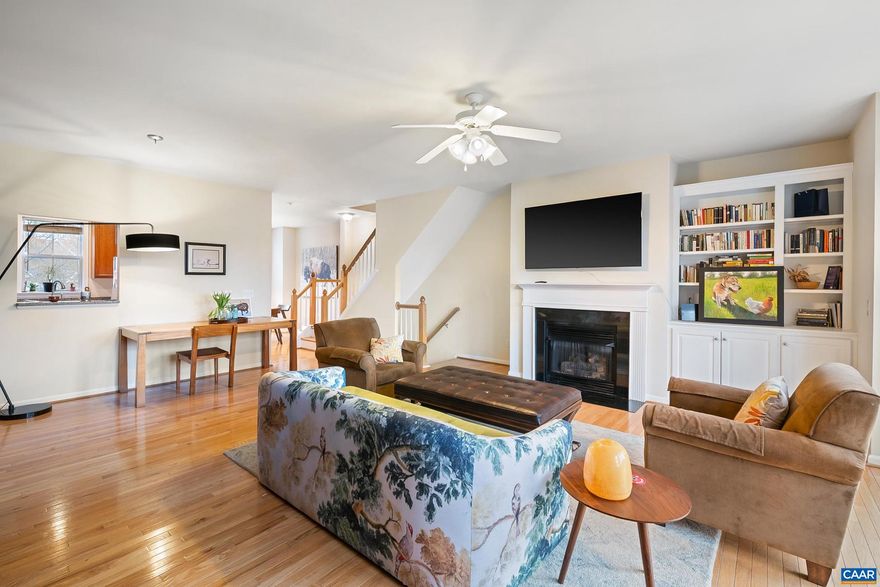 Discover low-maintenance living in the heart of Charlottesville! This spacious, townhome-style condo in the desirable Melbourne Park community offers unbeatable convenience, thoughtful updates, and excellent amenities ? all just minutes from Downtown, UVA, and the Rivanna Trail. This FANTASTIC home features hardwood flooring across the open concept main floor with gas fireplace. Large primary suite with generous closet space and two well sized secondary bedrooms. Ease of living with Association managing exterior maintenance and Water/Sewer,Granite Counter,Wood Cabinets,Fireplace in Living Room