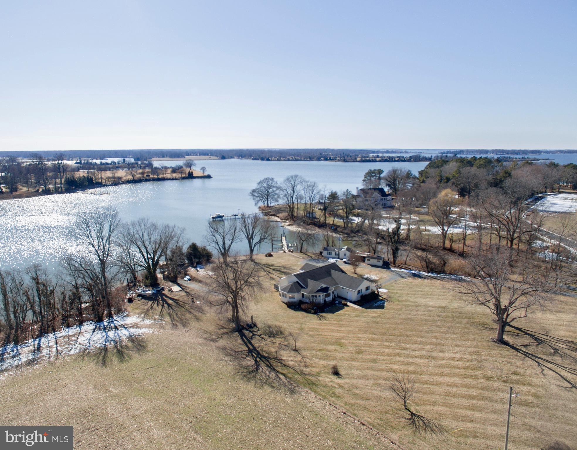 Look no further. This private waterfront retreat is the perfect little getaway. An all one level home with 3 bedrooms and 2 full baths and an open floor plan with plenty of windows to capture the nature and Water views throughout. This turn-key Home was built in 2004 with features to include an open floor plan with the Living/Dining area and views from every room overlooking Gross Creek. Private waterside Primary Suite with separate walk-in closet, full bath with double vanity, 9’ ceilings, recessed lighting, kitchen with granite counters and island. The composite deck stretches across the back of the house offering extensive water views. An attached 2-car garage. Property has a pier with 5’+/- MLW, South Western Exposure with incredible Sunsets! Close to St. Michaels and Easton.