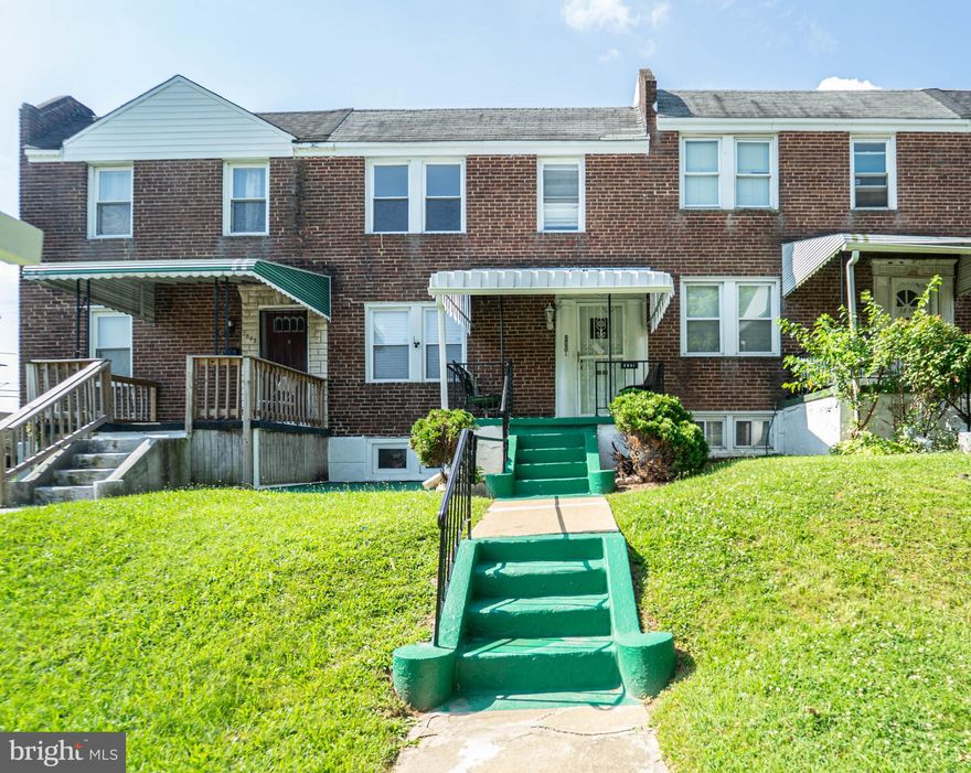 Price adjustment ALERT, come see this beautifully renovated home with ample space for a large  multi- family!  This beautiful row home has tons of space! Home is located on a tree-lined street and has been updated to include new flooring, upgraded kitchen with an island, and renovated bathrooms. The home boasts four bedrooms with the potential option of a 5th bedroom. The main level has one bedroom and a half bath for immediate convenience.  The basement is fully finished with a laundry room with a new washer/dryer, additional storage area, and fully renovated bathroom.  The renovated kitchen has ample space for a table and an island for additional entertaining and eating space. The three upper-level bedrooms boast a great space. This is a beauty,  come see it before it's gone.