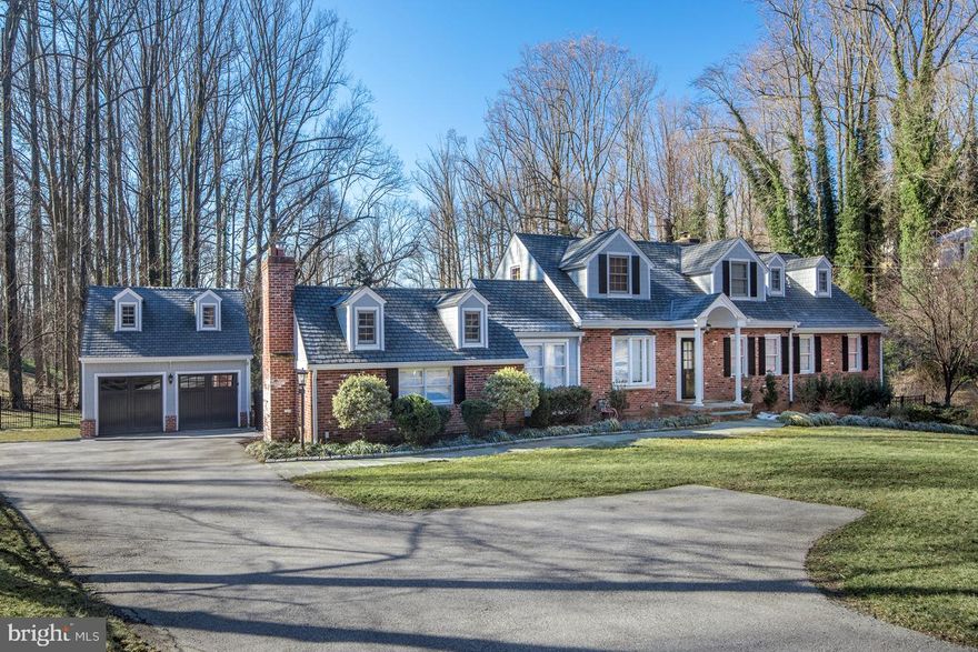 You can have it all in this exquisite 5 BR 4.5 bath Colonial Cape in prime Bryn Mawr. Set on nearly an acre of private, resort-like grounds with a solar-heated swimming pool is the perfect home for comfortable family living & large-scale entertaining. Fully renovated inside & out, and designed for contemporary living, with 3 expansive finished floors & beautiful outdoor spaces. All details have been considered. Extensive, recent upgrades are far too many to list but include: a new Certainteed Highland Shingles roof, new Hardy Shakes siding, new Altantic shutters, new custom onsite-built Jeldwen windows, new doors including garage, new exterior lighting, a new deck with outdoor speakers including a Sonos Sound System, new booster pump for self-cleaning pool equipment, roof mounted solar panel heat for the pool, new main sewer line, new state-of-the-art HVAC units, Stay Dog invisible fencing around entire property & a full-house generator for backup power. The magnificent 5,220-sq-ft interior has been meticulously redone as well with refinished hardwood floors, new carpeting, coffered ceilings, recessed lighting, crown moldings & built-in cabinetry, a reconfigured pantry area, even a luxurious new Carerra marble master bath. Wonderfully airy living & entertaining rooms are bathed in light & flow out to the serene deck & patio. Host guests in the lovely living room with a window wall & fireplace flanked by built-in beverage centers featuring custom cabinetry & marble counters. The dining room with massive corner windows opens to the vaulted ceiling family room with a fireplace & wet bar. This level also features a study/office with built-in cabinetry & wainscoting, and stylish chef's kitchen with Century cabinets, a center island, granite counters, stainless steel appliances plus an adjacent breakfast room. Relax in the master bedroom retreat with a sitting room, his/hers walk-in closets & elegant private bath. The second level offers 3 additional BRs & 2 full baths, and the day-lit walk-out lower level has something for everyone with a recreation room, fireplace, laundry room, temperature-controlled wine room, heavenly sauna, fitness room, full bath & unfinished storage closet. The picturesque outdoor patio overlooks the pool & rear yard. A 2-car garage & generous driveway space provides ample parking for your vehicles.