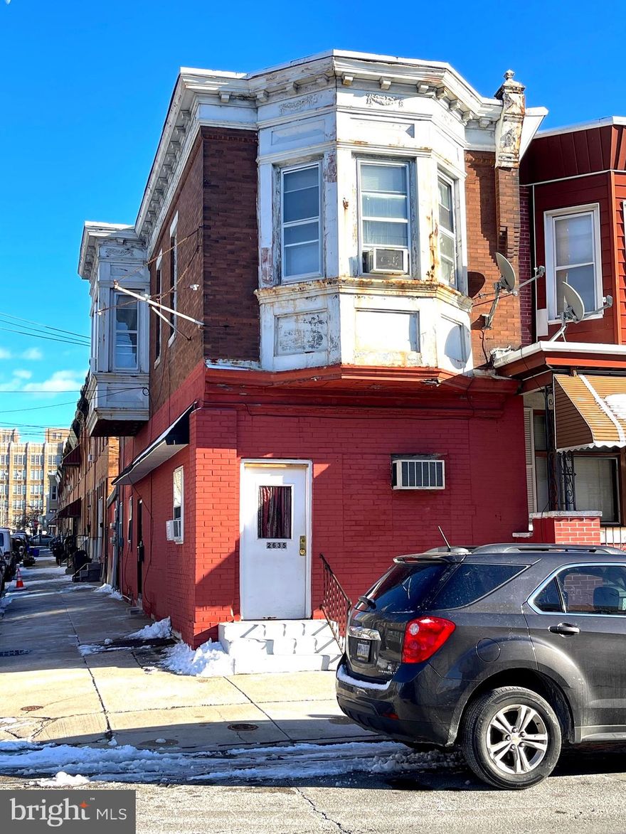 Good investment for the future!! Live in one unit and rent the other 2 units, This is an investor dream. Property needs updating price accordingly. Selling AS-IS Condition, All three units have an outside entrance into their apartment. Electric is separate.  There are 2 One Bedroom Apartments on the First Floor with Kitchens,Living Rooms and Baths. The Rear One Bedroom is Updated Freshly Painted and New Carpet,  2nd Floor - 2 Bedroom Apartment with Living Room Kitchen, Bath. Roof was coated 1 year ago, New Heater 3 years ago. H/W Heater 6 years old.