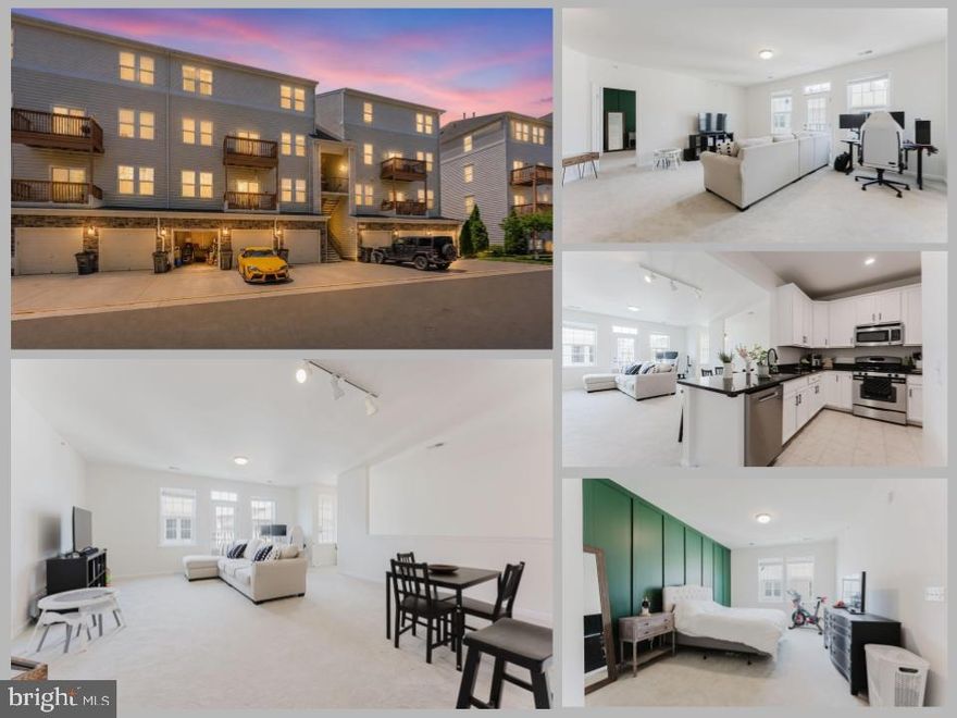 Welcome to 24588 Byrne Meadow Square in the highly sought-after Mercer Park Condominium at Stone Ridge in Aldie, Virginia! This beautifully maintained one-level condo offers the perfect blend of comfort, convenience, and style with over 1,400 square feet of thoughtfully designed living space featuring 3 bedrooms, 2 full bathrooms, and an attached one-car garage with private driveway and additional parking space. Step inside and head up a single flight of stairs to discover an open and spacious floor plan with 9-foot ceilings and a layout that simply makes sense. The bright and inviting living area flows seamlessly into the gourmet kitchen featuring, granite countertops, stainless steel appliances, and a breakfast bar perfect for everyday living and entertaining. Adjacent to the kitchen is a comfortable family room designed for both relaxing and gathering with friends and family. Down the hall, the private bedroom wing offers a peaceful separation from the main living space. The spacious owner’s suite includes a walk-in closet and luxury en-suite bath, while two additional bedrooms and a second full bathroom provide flexibility for guests, family, or a home office.This home has been beautifully refreshed with brand-new neutral carpet, fresh paint, updated light fixtures,  that shows beautifully throughout. Enjoy all of the incredible amenities Stone Ridge is known for, including pools, trails, playgrounds, sports courts, community centers, and year-round events. Conveniently located just minutes from shopping, restaurants, Stone Springs Hospital, Dulles International Airport, and major commuter routes, this home offers easy living in an unbeatable location. One-level living, an open floor plan, modern finishes, garage parking, and access to exceptional community amenities—this home truly has it all!