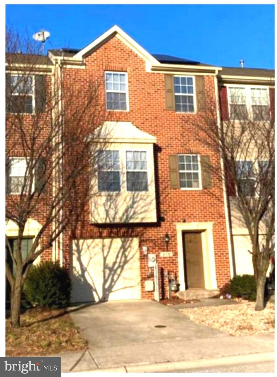 Large 3 Level Townhouse in Sought After Tanyard Springs!  Family room on 1st level, 1/2 bath, and walk out to rear fenced back yard.  Hardwood floors on main level with living room, dining room and updated kitchen with plenty of cabinet space and center island.  Full deck is off the kitchen.   3 Bedrooms upstairs, with 2 full bathrooms, large master suite, walk in closet, and master bath.  One car garage and driveway.  Solar panels help with utilities costs and will be transferred. Plenty of community amenities - walking paths, dog park, swimming pool, and club house with party room and much more.