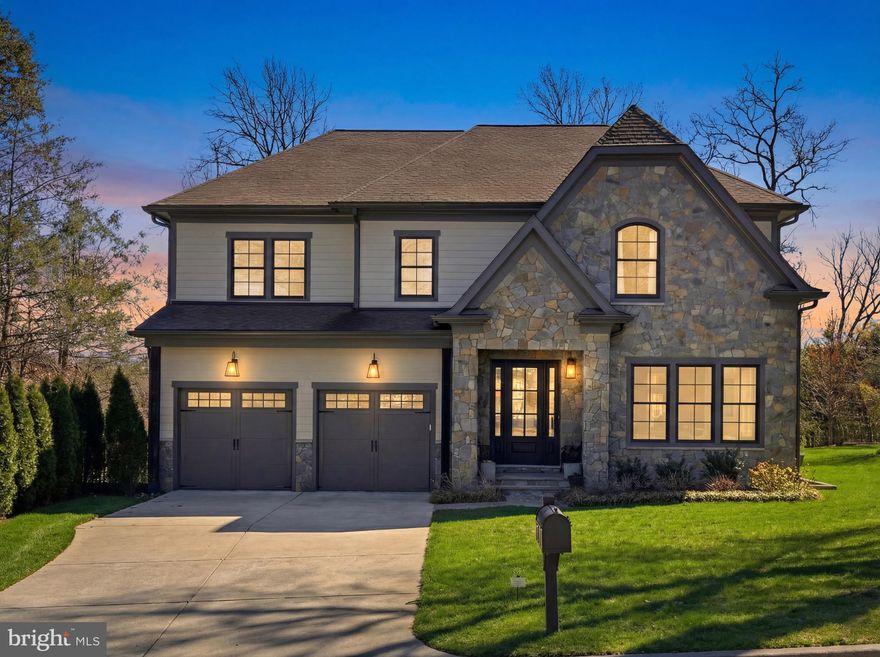COMING SOON- A rare offering at the end of a quiet cul-de-sac in Salona Village, just moments from downtown McLean. This is the home you've been waiting for!
Built in 2020 and thoughtfully maintained, this French Craftsman–inspired residence offers 6 bedrooms and 6 full baths with a layout that feels both refined and easy to live in. The main level is introduced by 10’ ceilings and a grand two-story staircase with custom iron balusters, creating a strong architectural focal point, with detailed millwork carried throughout for added elegance.
The main level flows from formal living room and a private dining room into a light-filled family room anchored by a gas fireplace, coffered ceiling, and custom trim. The kitchen is centered around an eat in island with quartz countertops and appointed with a custom range hood, Wolf and Sub-Zero appliances, custom cabinetry, and a butler’s pantry connecting seamlessly to the dining space. The adjoining morning room opens to a covered porch and patio, overlooking a wooded setting that offers both privacy and calm.
A main-level bedroom with full bath creates a private, comfortable space for guests, extended stays, or an au-pair, with a washer and dryer conveniently located off the mudroom. A mudroom with built-ins connects directly to the spacious two-car garage.
Upstairs, each bedroom is paired with its own en-suite bath, along with an open loft and an expansive laundry room with built-ins, easily suited for additional workspace or crafts room. The primary suite is sunlit and quiet, with tree-lined views, two walk-in closets, and a bath complete with a walk-in shower, soaking tub, and separate dual vanities.
The walkout lower level is designed for both entertaining and everyday living—featuring a fully equipped wet bar, recreation room, exercise room, flex space, additional bedroom, and full bath, with direct access to a private patio that extends the living space outdoors.
Offered with the ease of newer construction—without the timeline—this is a rare opportunity to own a home that balances design, function, and location in one of McLean’s most established neighborhoods. Schedule a private showing to experience it firsthand.