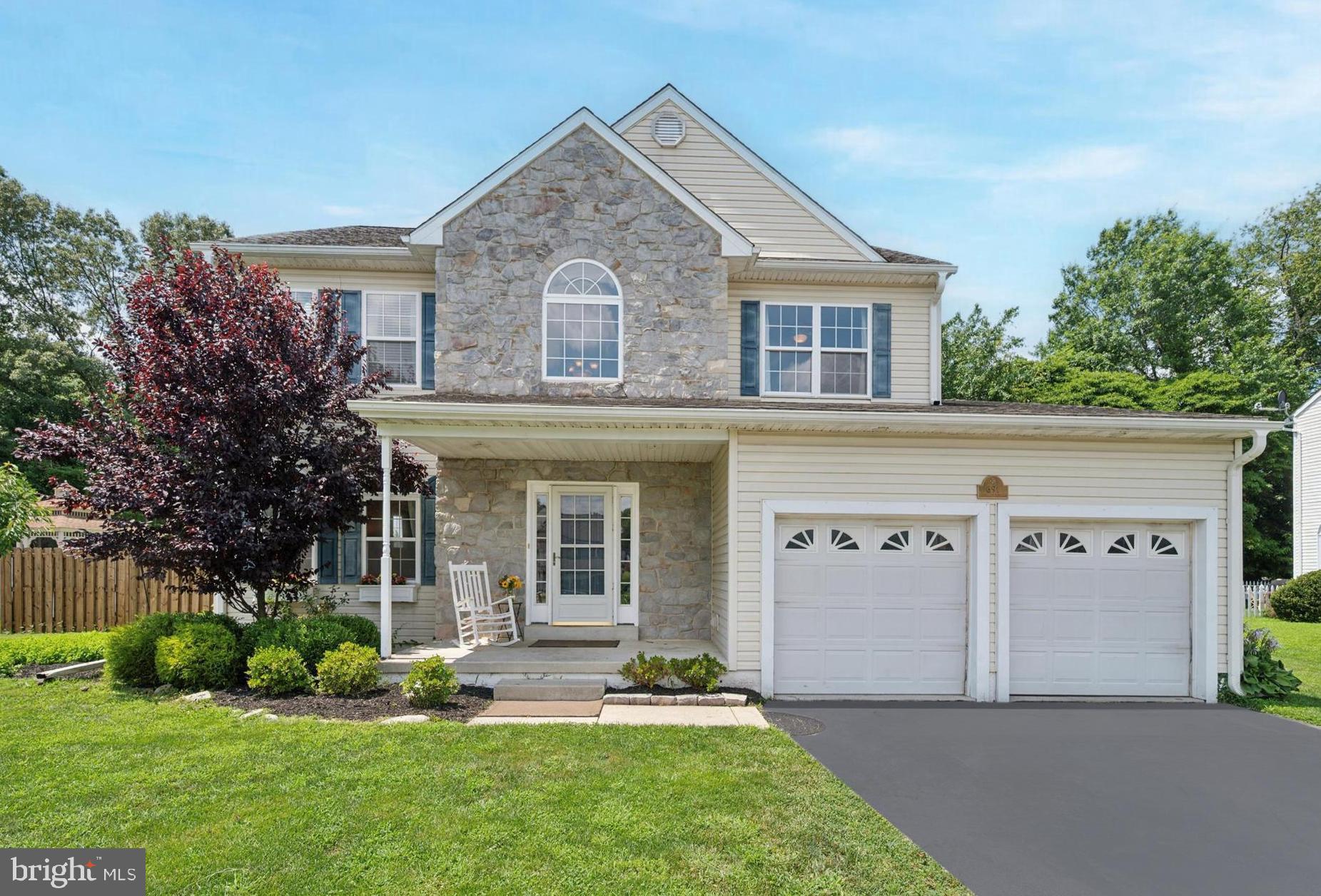 Welcome to 691 Willow Bend Drive—a modern Colonial on a cul-de-sac, private street in Swarthmore Green Estates, a quiet enclave of just 27 homes and one of Swarthmore’s best-kept secrets. This home backs up to Ridley Township Park, with the fenced-in backyard next to acres of green space with a walking trail, soccer/lacrosse fields, playgrounds and a pavilion.
This 4-bedroom, 2.5-bath home with a fully-finished basement offers the perfect blend of modern upgrades and functional design. Step inside to a grand two-story foyer with gleaming hardwood floors that flow throughout the main level, with recently renovated guest bathroom. The formal living room features elegant accent crown molding and flows into a sunlit dining room with a charming bay window—ideal for hosting holiday meals or casual gatherings. The spacious eat-in kitchen offers granite countertops, stainless steel appliances, and open sight lines into the cozy family room, complete with a gas fireplace and direct access to the expansive patio—perfect for entertaining.
Upstairs, retreat to the oversized primary suite with vaulted ceilings, a large walk-in closet, and an en-suite bathroom with separate shower and soaking tub. Three additional bedrooms and recently-renovated full hall bathroom provide plenty of space for family, guests, or work-from-home flexibility. The finished basement is a true bonus, featuring a 2nd kitchen area, and multiple distinct open-style spaces, perfect for a home office, guest bedroom, fitness area and woodworking/storage room.
This home has seen thoughtful updates throughout, including removal of a half-wall in the family room (2025), recently-renovated bathrooms (2023), Kitchen appliances & fixtures (Refrigerator 2024, Dishwasher 2024, Washer 2025), central A/C unit (2019), and a backyard privacy fence (2022). With a two-car attached garage, abundant natural light, and a beautifully landscaped setting, this home is truly move-in ready and designed for everyday living with room to grow.
Situated at the end of a peaceful street, you’ll enjoy tranquil mornings and instant access to wide open green space for play, walks, or peaceful outdoor time with no rear neighbors. Imagine enjoying your morning coffee on the patio, eating fresh pears, nectarines, figs, peaches, and cherries from your own fruit trees in your backyard! Walkable to the Ridley Township Grace Park elementary school, this is the kind of home you’ve been waiting for!