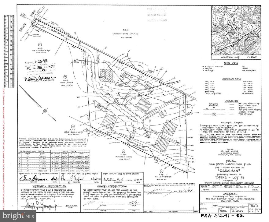 Very nice 12+ acre property. Perc approved. No builder tie-in