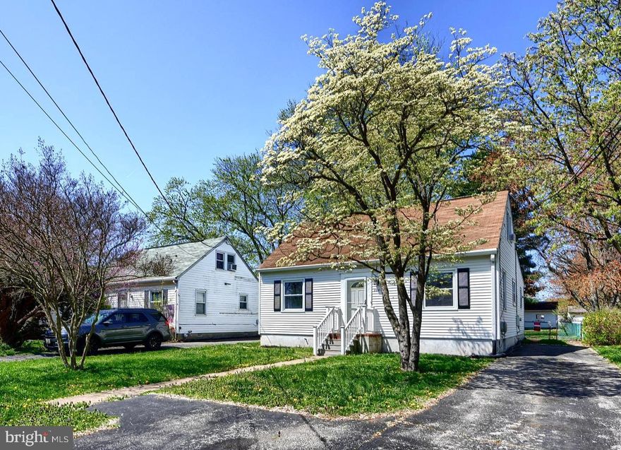 **Much Larger Than It Appears!! **Welcome home to this renovated cottage-style home features 4 bedrooms and 2 bathrooms, offering both charm and functionality. Recent updates include brand new flooring throughout, an updated bath and  a beautifully modernized eat-in kitchen with ample storage. The fully finished basement offers additional living space. Off the kitchen, the  sunroom provides a perfect spot to relax, while the spacious 15,000 SF level lot boasts a fenced backyard ideal for outdoor activities, plus a convenient shed for extra storage.  Don’t miss out on this perfect blend of cozy living and ample space!