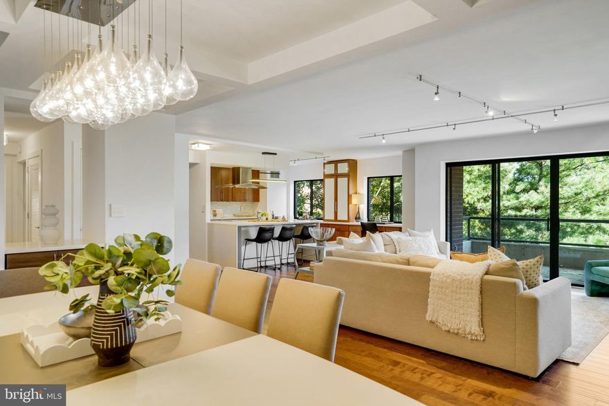 Rarely Available 3 bed/3 bath condo at the prestigious Belvedere!  
 Welcome to this luxurious condo that truly feels like a single-family home.  Meticulously
remodeled in 2012 with a complete transformation down to the studs, this residence features all new appliances, systems, and upscale finishes for an exceptional living experience. The spacious,
open floor plan offers abundant possibilities, highlighted by three generously sized bedrooms
and three full baths, along with ample closet and storage space. The heart of the home is a chef’s
kitchen, equipped with high-end appliances and abundant cabinet storage, perfect for culinary
enthusiasts. Enjoy the convenience of an in-unit, full-size washer and dryer, making laundry a
breeze. The expansive primary suite offers two walk-in closets, while the secondary bedrooms
also feature large closets for plenty of storage. Step out onto the covered balcony, a private oasis
for dining and relaxation, surrounded by mature trees for natural privacy. Perfectly situated close
to the best of Northern Virginia and Washington, DC, this home provides easy access to the
Metro, the airport, and all the vibrant amenities the area has to offer. • Rarely available 3-bedroom, 3-bathroom layout
• Includes two deeded parking spaces (#124 & #125), ideally positioned closest to the
elevator for ultimate convenience
• Dedicated storage closet conveniently located near the unit
• Expansive open floor plan designed for comfortable living and entertaining
• Chef’s dream kitchen featuring high-end Jenn-Air appliances
• Dual HVAC zones for personalized comfort
• In-unit, full-size washer and dryer for added convenience
• Ample storage space with generous closets and built-in cabinetry
• Large covered balcony perfect for enjoying outdoor moments year-round
• Prime location within the building, close to elevators, mailroom, condo office, front
entrance, and package collection desk
• Just 3 blocks to the Metro, 1 quick stop to DC, and minutes from the airport
• 24/7 concierge service providing exceptional assistance and security
• Outdoor pool for relaxation and recreation
• Fully equipped fitness center
• Lighted tennis courts
• On-site library
• Convenience store for quick shopping needs
• Communal balconies for socializing or unwinding
• On-site car wash for added convenience
• Guest parking lot for easy visitor access
• Spacious and welcoming main lobby
, Close proximity to storage room with LARGE private storage closet, and NO waiting for elevators with this one, ultimate location and convenience in every aspect!!
Please see video tour.