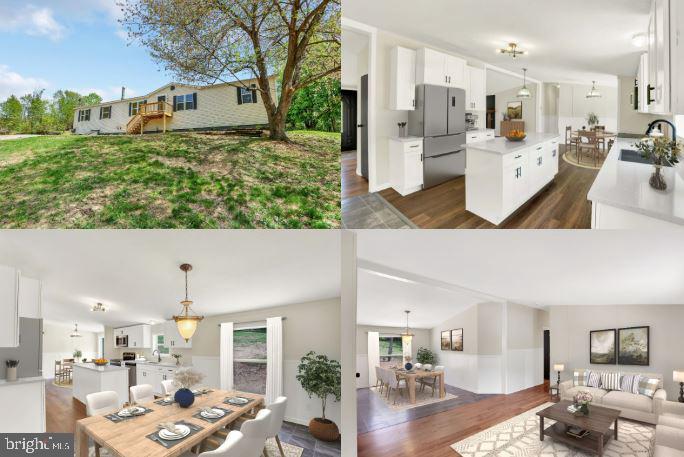 Stunning private setting back a long drive backing to pure country! Completely renovated all one floor living with first floor master suite and much more! Absolutely stunning new kitchen with white shaker cabinetry, solid white quartz countertops, and brand new stainless steel appliances! 100 PERCENT MOVE IN READY MUST SEE HOME W/ BRAND NEW SEPTIC SYSTEM!!