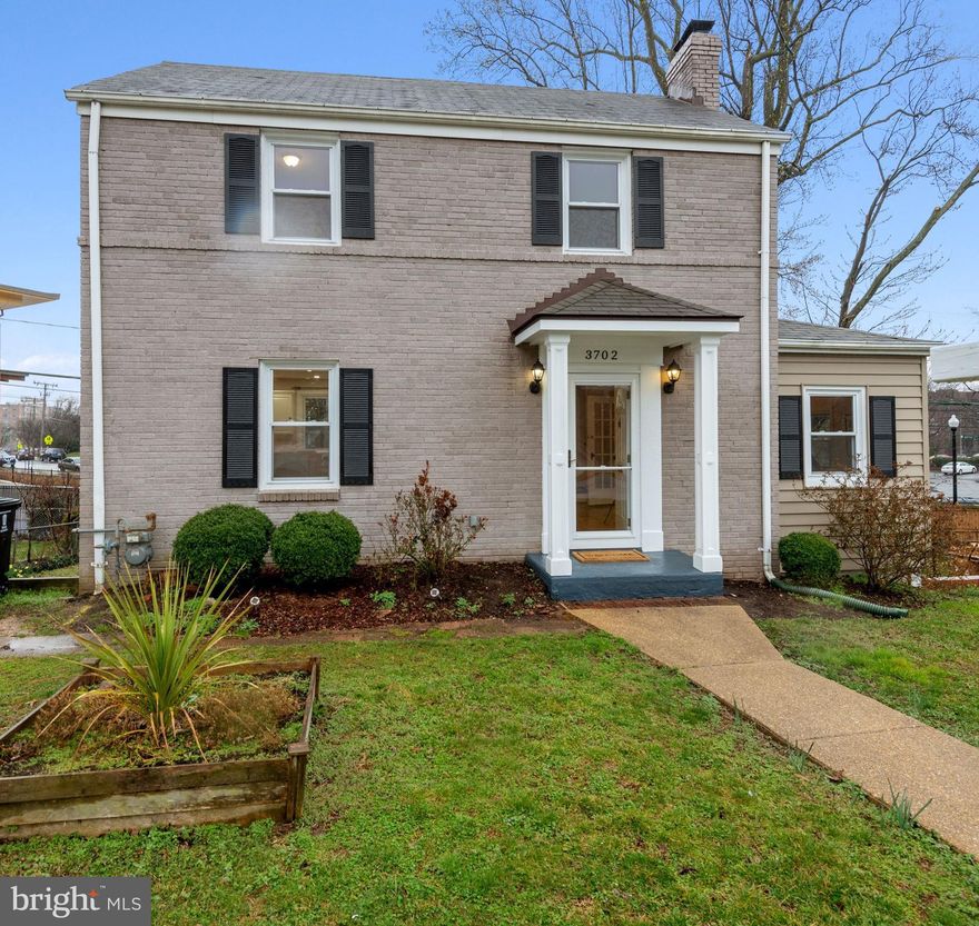 ***Fresh paint and gleaming wood floors enhance the appeal of this updated two bedroom, two bath Colonial with driveway and deck.**Enter the home through a portico to a living room with fireplace and French door to the private office. This space is perfect for working from home, school work, play room, or occasional guest room.** The dining room is open to the kitchen which offers crisp white cabinets, granite tops,  and gas cooking.**A door from the kitchen opens to the deck overlooking the level rear yard, ideal for gardening, play, and sports.  Bike, sports, and gardening equipment may be stored in the large shed.***Wood floors continue upstairs where the large primary bedroom shares the updated hall bath with the second bedroom.**The walkout lower level has a big recently-carpeted rec room, a door to the back yard, and a full bath -- making it an ideal spot for a roommate or guest.**Another room provides good storage and even more storage is in the laundry and utility room.**The home has a Generac natural gas generator and well maintained systems.**Easy access to Washington, Pentagon, Fort Myer/Henderson Hall, Pentagon and Crystal Cities at National Landing, airport, and the Rosslyn-Ballston business corridor.**Stroll to Penrose Park, Thomas Jefferson center with tennis and basketball courts, and Arlington rec programs.**