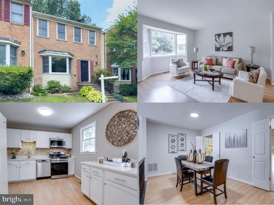 Charming Townhome in Burke Centre! Welcome to your dream home in the heart of the highly sought-after Burke Centre community. This beautifully updated 3-bedroom, 2.5-bathroom townhome offers a perfect blend of comfort, style, and convenience, with over 2,000 square feet of living space backing to serene, wooded views. Spacious Living Areas: The open floor plan creates an inviting atmosphere, ideal for both entertaining and everyday living. The expansive living room features large windows that fill the space with natural light and provide picturesque views of the lush trees beyond. Updated Kitchen: The modern kitchen is a chef’s delight, complete with sleek appliances, custom cabinetry, and elegant granite countertops. A cozy breakfast nook offers a perfect spot for casual dining, while the adjacent dining area is ideal for hosting more formal gatherings. Comfortable Bedrooms: Three generously sized bedrooms provide plenty of space for rest and relaxation. The master suite is a tranquil haven, featuring a walk-in closet and a private ensuite bathroom with contemporary fixtures and finishes. Modern Bathrooms: The home includes two full bathrooms and a convenient half bath on the main level, all thoughtfully updated with stylish tile work, modern vanities, and premium fixtures. Scenic Outdoor Space: Step outside to a private patio that overlooks a peaceful wooded area, offering a perfect retreat for outdoor dining, relaxation, or entertaining guests. The beautifully landscaped surroundings provide a sense of tranquility and privacy. Prime Location: Situated in the desirable Burke Centre community, this townhome offers easy access to top-rated schools, shopping, dining, and recreational amenities. The community is known for its well-maintained parks, walking trails, and vibrant social activities. Additional Features: This home also includes a finished basement, providing additional living space or a versatile area for a home office, gym, or playroom. Ample storage, a dedicated laundry area, and two assigned parking spaces add to the home’s convenience. Experience the charm and comfort of this updated townhome in Burke Centre. With its spacious layout, modern amenities, and prime location, this home is an exceptional opportunity. Walk to Lake Barton for gorgeous water views. 10-minute walk via the trail or 6-minute drive to VRE Burke Centre Station and Burke Farmer's Market (Saturdays). Visit Burke Centre Library to get a head start on your summer reading (4 min drive). Numerous shopping, dining, and entertainment options in Burke Centre Shopping Center are less than 4 minutes away (Starbucks, Safeway, Kohl’s, yoga, vet, dentist), and Target/Walmart just a 5-minute drive. Convenient commuter access to Fairfax County Parkway, Ox Rd, Braddock Rd. Pop over to George Mason University in 8 minutes and downtown Fairfax in 10. 30 minutes to downtown DC! Don’t miss your chance to make it yours!