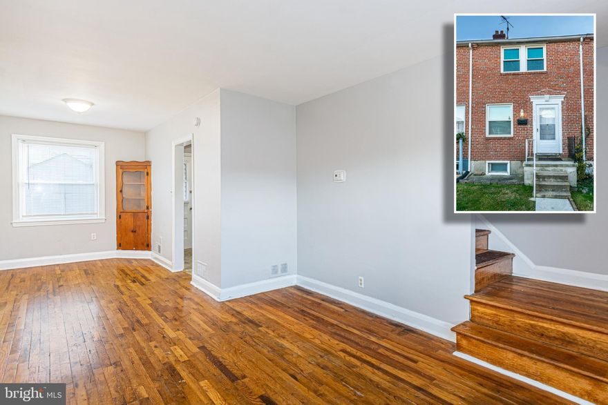 WELCOME TO 3393 SAINT BENEDICT! A CHARMING & BRIGHT TOWNHOME ON A QUIET STREET IN BALTIMORE. Live in a beautiful home featuring hardwood floors, fresh paint throughout, an inviting & bright living room, and a newly renovated kitchen offering brand new stainless steel appliances, new vinyl flooring and countertops. The upper level features two comfortable & bright bedrooms and hallway bathroom. The finished basement with brand new low-maintenance vinyl flooring & fresh paint, offers great additional living space, a closet that is perfect for storage and brand new washer & dryer. Fenced in backyard with storage shed is perfect for outdoor gatherings & grilling. Located near St. Agnes Hospital & I-95 for commuters, also convenient to public transportation. Pack your bags and move right in!