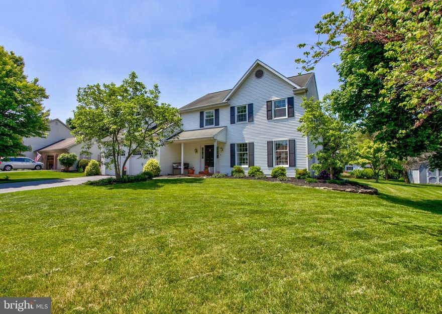 Leola beauty nestled in the Maples!  This home is filled with sunlight, move in ready and sure to delight! The kitchen boasts of cherry cabinets from Quality Custom Kitchens with granite counters, subway tile and breakfast bar overlooking a spacious dining area and first floor family room with fireplace. The stunning hardwood floors in the kitchen, dining room, and living room are pine river wood from the Cape Fear river basin in Wilmington, NC. Prior to the Revolutionary War, King George III of England harvested this wood from American colonists to build ships for the English navy. The wood was transported on barges down the Cape Fear river, where some of the barges sank. This wood was later discovered and dredged out of the Cape Fear river in the late 20th century….WOW! First floor also offers a formal dining room, living room along with a convenient laundry & half bath upon entry from the garage. Venture to the second floor to find 4 bedrooms including a master bedroom with master bath. You will find the baths are both large with double sinks and the bedrooms are all outstanding sizes. The lower level provides even more living space with a fully finished family room and office. End your visit outside checking out the lovely landscaped peaceful yard with plenty of room for play that can be enjoyed by overlooking from the deck and the sitting area with fire pit for those relaxing evenings outdoors.