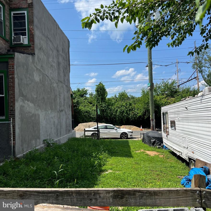 Builder's opportunity for a 2 unit building by right.  The land is zoned RM1 Ready to build your custom home, build a two unit, rent one live in the other, makes for an amazing opportunity in an up and coming area close to the Broad street line, shopping and plenty of parking.  Quiet neighborhood.