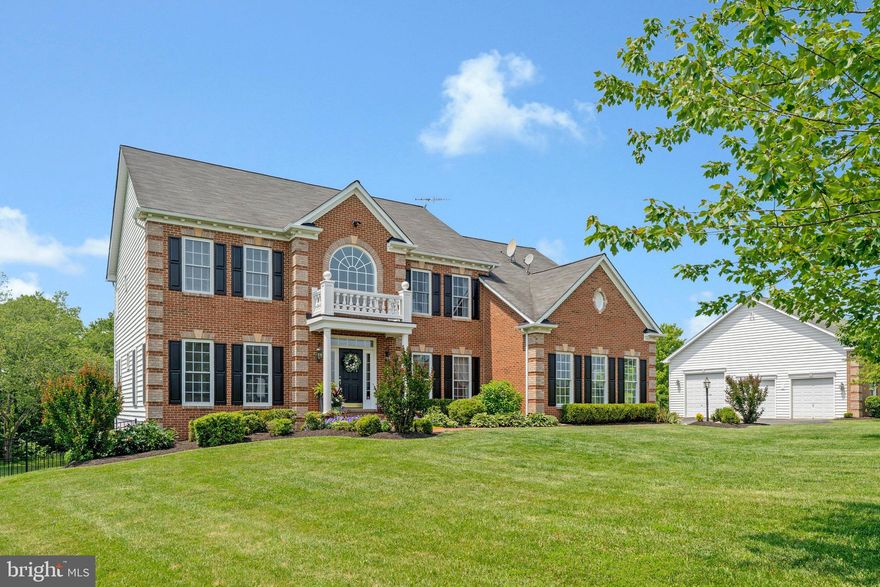 Welcome to your dream retreat in the prestigious estate community of Paddocks at Dowden Downs! This stunning, beautifully updated 5-bedroom, 4.5-bath colonial sits on 10 private acres, offering the perfect blend of elegance, privacy, and scenic beauty.

Step inside to discover a gracious floor plan featuring a formal living room and elegant dining room, ideal for entertaining. At the heart of the home, the gourmet eat-in kitchen has been thoughtfully updated with stainless steel appliances and granite countertops that opens up to a beautiful, natural light-filled sunroom and adjacent family room. The home office is also featured on the main level. 

The upper level features a HUGE primary bedroom suite in addition to three bedrooms and two full bathrooms. The lower level walk out basement features a large rec room and bar perfect for entertaining, a fifth bedroom and full bathroom, and a gym or home theater room! 

Additional highlights include a detached three-car garage, perfect for extra storage, a workshop, or car enthusiasts. The exterior features complete landscape lighting and has been freshly painted. The back part of the property features ATV / dirt bike trails. This is really a one-of-a-kind opportunity.  

Surrounded by mature woodlands, professionally manicured landscaping, and breathtaking mountain views, this property is a true sanctuary. The expansive grounds provide ample space for outdoor entertaining, recreation, and peaceful relaxation. DO NOT MISS IT!