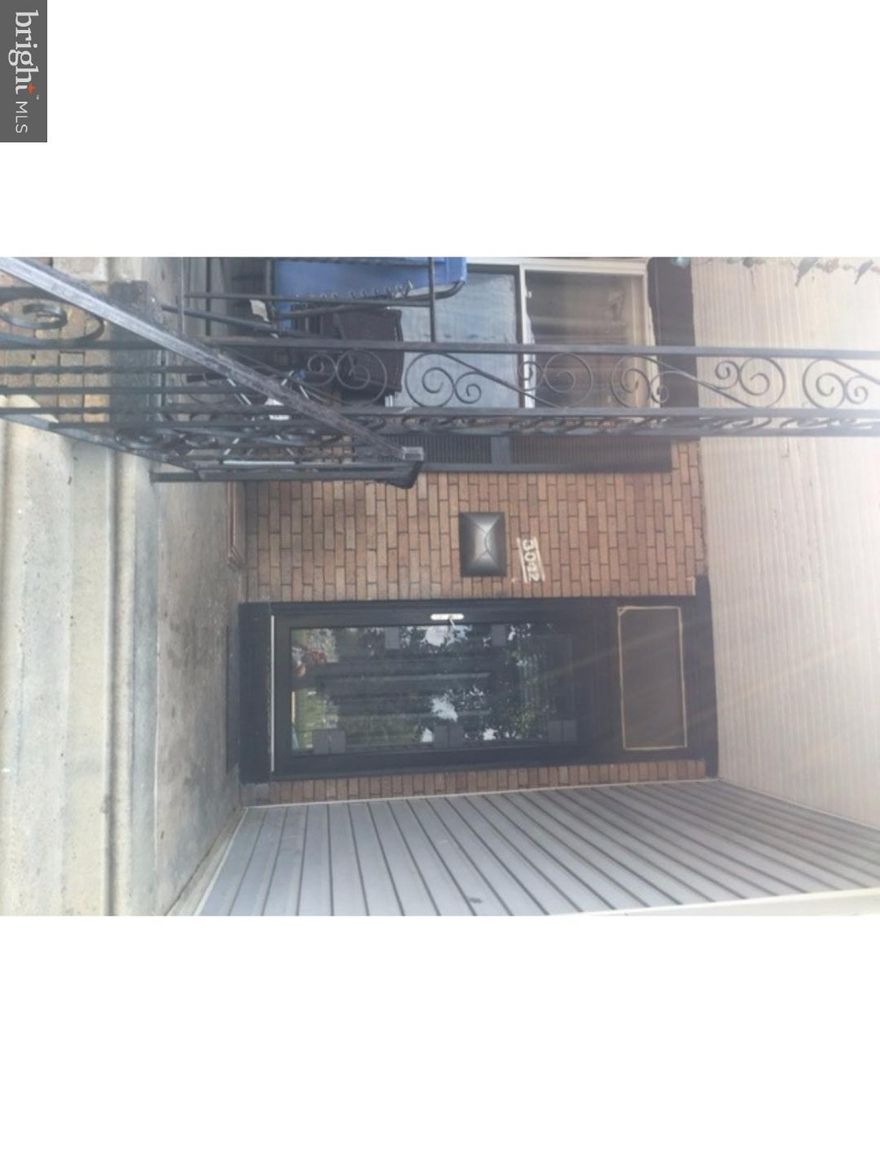 This home is very spacious.  The front of the house WILL BE repaired by a licensed contractor.  (Porch ceiling, facade of house, and front top bay area of the house).  You can choose to sit back, relax and enjoy your 75 gallon built-in fish tank, or choose to enjoy your gas fireplace. BRICKED FACED WALL  that leads to upstairs.  Open skylight ceiling in dining room.  Recessed lights for your enjoyment. Brand new kitchen cabinets with 20X20 marble floors, and granite counter tops.  New half bath installed on first floor level.  Added mud room that lead to back yard.  All new appliance.  Home has the two original mantels from 1970s.  Please be aware that there is a dog on the premises that will be caged. Close to route 1, kelly drive and the Dell Music Center.