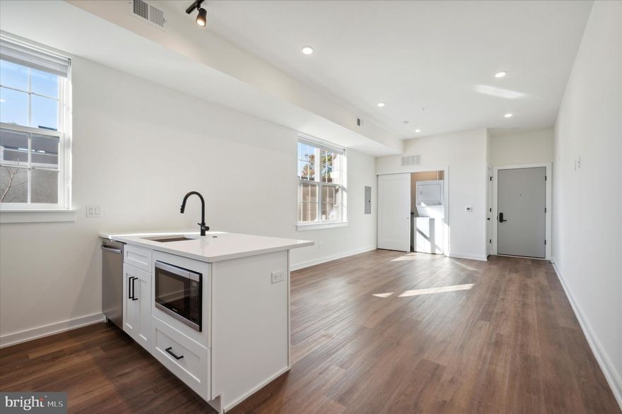 Introducing Aston Lofts! This recently constructed nine-unit building presents a variety of 1 to 2 bedroom layouts, some featuring private patios, balconies, and rooftop decks. Each resident can take advantage of community amenities such as keyless Latch entry, video intercoms, optional parking spaces, on-site storage lockers and a bike.

The 02 layouts feature a spacious living area, large quartz island with plenty of room for barstool seating, upgraded appliance packages, modern shaker cabinetry, and a bedroom footprint large enough for a King size bed.

Located just steps away from Front Street, Aston Lofts provides extreme convenience to local hotspots such as Rowhome Coffee, Stelios, Philadelphia Brewing Company, and Sidekicks Sports Bar.