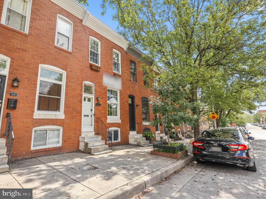 LOCATION, PARKING & CHARM! As you enter this brick-front townhome, you are welcomed with an open floor plan including your living, dining area, and a spacious kitchen. Make your way downstairs to the partially-finished basement that is perfect for a 3rd bedroom, an office, or an additional living area; plus a full bathroom and lots of storage. As you head upstairs, you'll find 2 generous size rooms, with a hallway bathroom and extra closet space.  If you want to easily experience everything Canton has to offer, this one is for you!  Leave your car in your private parking pad and go explore because this home is only a short distance to Patterson Park, Canton Square, Canton Waterfront, Canton Crossing, dog parks, Johns Hopkins Medical Campus, and more!