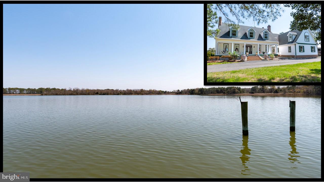 Shore Living at its Finest! Nature lovers & photographers alike may be lucky enough to catch glimpses of anything from deer to songbirds, Osprey, or Bald Eagles while visiting. Goodhand is a natural play ground for hunters, with duck blinds, waterfowl, & deer, shelter deep water for sail boat, motor boat with a quick ride to the restaurant close by 10 minutes, 30 minutes to Saint Michaels all by boat. Private waterfront property boasts 17+acres. Yes, over 17 acres & 3400 feet of shoreline! Four bedrooms, 4.5 bathrooms, a gourmet kitchen with SS appliances, a large master suite with spacious walk-in closets & en suite, 2 laundry rooms, a large bonus room, office, Trex deck with awning, & a 6ft. wide pier on MLW of 5ft. Not only are there amazing water views, but there is also ample storage provided both inside & outside of the main house. Whether you're a farmer, boater, &/or hunter, all gear can be stored in any of the 3 sheds, which have running water & electricity. There is also potential to turn the garage into space for 3 cars. You wouldn't know it from the privacy this lot offers, but just a stone's throw away from the winding driveway & smell of fresh pine lies convenient access to Rt. 50, the bridge, local dining, shopping, & much more! Come enjoy all this property has to offer.