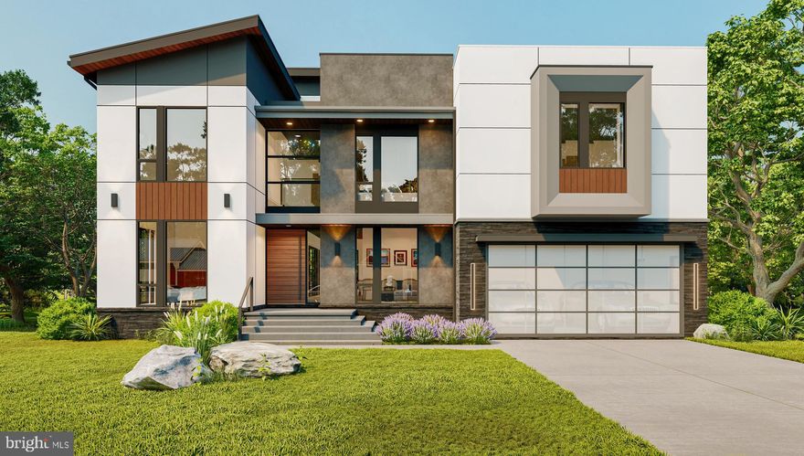 Introducing a dramatic new luxury contemporary home being reimagined by GSS Builders. This home will transcend all expectations with a fresh ground-breaking design and exclusively finished custom products. Abundant natural sunlight will be streaming in through walls of windows and doors. The floating staircase, linear gas fireplace with porcelain wall and air vent on top for better hot air circulation located at the Great Room. A breathtaking Gourmet Kitchen will include the finest custom Lacquer cabinetry, premium quartz waterfall counter-tops, chef-level Thermador appliances and an installed Miele Coffee Maker. An adjoining Spice Kitchen will allow for proper food preparation, easy entertaining and a separate catering area. The Mudroom even offers a pet wash along with convenient built-ins opening to a well-appointed garage with storage, EV charging outlet capability, contemporary glass doors with ultra-quiet opener. A Main-Level Bedroom Suite or Office will add versatility for everyone. Seven-inch plank white-oak hardwoods will be showcased on all levels and premium hardware and world-class light fixtures will enhance the beauty of the home. An inviting 12 by 18 ft covered porch with fireplace will provide a functional indoor-outdoor relationship and add to the entertaining options.
The Primary Suite will certainly impress with an Owner’s Bath unlike any other and custom-made walk-in closets with glass door & LED lights that will be the envy of everyone. The upper level also boasts 3 more spacious and sunny en-suite Bedrooms and a very spacious Laundry room with plenty of custom cabinetry & windows.
The lower level will offer plenty of natural light and will feature a linear gas fireplace, Full Bar with custom lacquer cabinetry, and large central Recreation Room, perfect for entertaining. Also included is a private Bedroom Suite, proper Exercise Room, and Media Room. This new home will be, in a word, unbelievable!!
One unique feature will be the very large rooftop terrace, with an adjoining powder room for roof top entertaining.
The beautifully landscaped lot will feature underground irrigation and will provide easy living and will be perfect for gardening and outdoor entertaining. The home is nicely located close to downtown McLean, Lewinsville Park, pool clubs, hiking trails and metro stations as well as the sought-after McLean Schools. Commuting to DC and Tyson’s Corner, is wonderfully convenient. Welcome to Mclean!