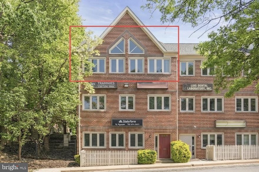 Sun-drenched Top-Floor Corner Suite in Prime Falls Church!

Position your business for long-term success in this stunning 978 sq. ft. professional suite. Located in the sought-after Rock Spring Professionals community, this top-floor corner unit features soaring vaulted ceilings and expansive windows with 3-way exposure, flooding the space with natural light.

The thoughtfully designed floor plan offers a perfect balance of collaboration and privacy, featuring a large open work area, a private executive office, and a spacious half-bath. This turn-key opportunity comes fully furnished and ready for immediate occupancy—perfect for a seamless transition.

Highlights Include:
Premium Exposure: Rare 3-way natural light & architectural vaulted ceilings.
Turn-Key: Move-in ready and fully furnished.
Accessibility: Ample parking for high-volume client visits and staff.
Strategic Value: Located in a high-growth area; recent area comps at $300k.

Don't miss this opportunity to own a professional space that inspires. Schedule your tour today!
The suite is truly turn-key—ready for immediate occupancy. Generous parking is available for both clients and staff.

Position your business for success in this prime location today.