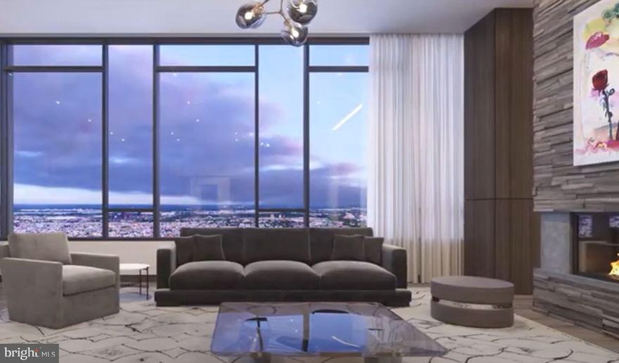 Welcome to The Laurel. Named for Pennsylvania s state flower, The Laurel introduces a lifestyle worthy of this final residential opportunity on prestigious Rittenhouse Square. With hotel-like amenities included for all owners, we offer the carefree enjoyment of city living which includes an indoor and outdoor pool along with a stunning club room and expansive terrace overlooking the Square.  
The Park View Estate is a "half floor" made up of approximately 4650 square feet was designed to satisfy the most discerning homeowner. The elegant double door entry opens up to a formal living/dining area with unparalleled southern views. To the east, with breathtaking views of the Delaware River, A chef's dream kitchen awaits offering cabinetry by Hans Krug, an oversized kitchen island with Quartz countertops waterfall edges, a large vaulted sink with Dornbracht faucet, Miele dishwasher and under-counter drawer microwave. The appliance package includes a Sub-Zero integrated refrigerator, a Wolf gas cooktop, state of the art steam oven and full size convection oven. The southwest wing of The Park View has been dedicated to the owner s suite. This carefully designed suite offers a spacious bedroom with sitting area and a private balcony where views of sunset can be enjoyed at the end of each day. There is an abundance of closet space, private den and an elegant dual bath. Parking space and storage are included. Inquire about additional parking availability. Move- in in fall 2022. 
Our on-site Sales Gallery is open and hard hat tour of this residence is available.
***One parking space is included in listed price, additional parking spaces are available for $100,000 each***