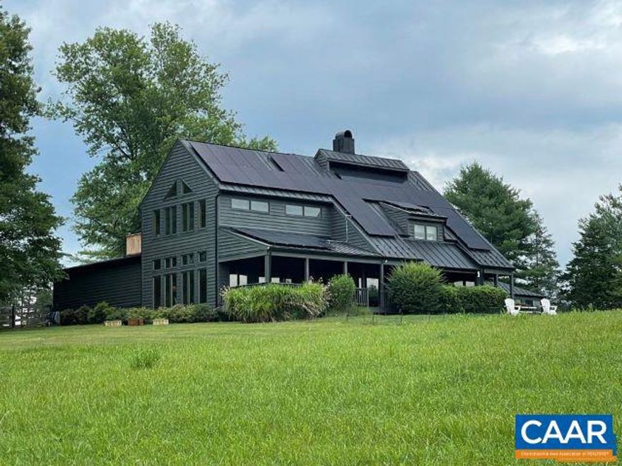 Available Furnished or Unfurnished August 15 - Beautiful 4 bedroom, 3.5 bath property situated on 13 fielded acres in coveted Western Albemarle off Garth Rd.  Located just 15 minutes from both Charlottesville and Crozet. The house provides 4 bedrooms upstairs:  The primary offers a king bed and remodeled en-suite bathroom. The room has great natural light with multiple windows and an office area. The 2nd room has a queen bed and remodeled en-suite bath - The 3rd room provides 2 twins that share a remodeled bathroom with the 4th room which contain a twin with a trundle. There is a guest cottage on the property adjacent to the main house that is occupied by the property owners in the summer months and share use of the pool.  Solar panels supply almost all of the needed electricity for the home.  Ridge Road is a 4 mile long shaded rock road that winds through woods and past beautiful farms and great views perfect for jogging, biking, strolling.