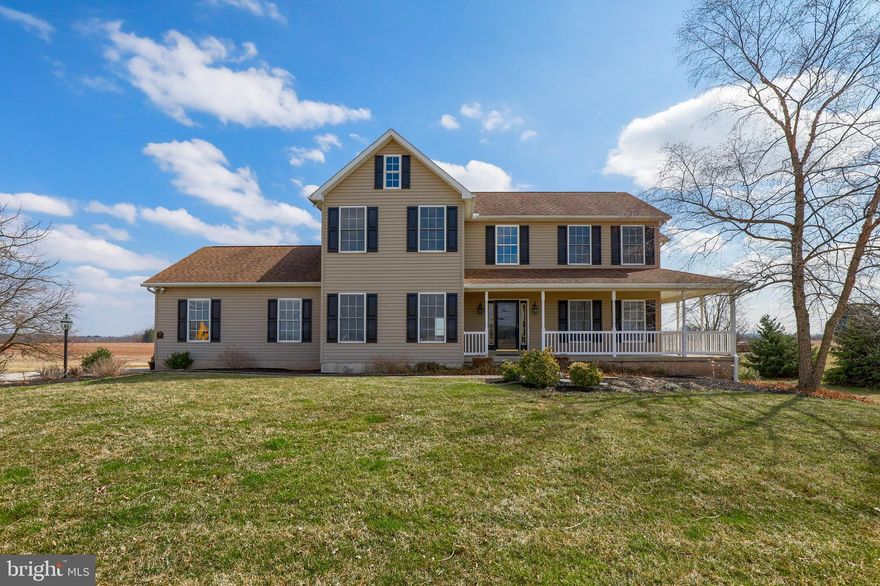 This home delivers the perfect combination of a large subdivision style home with the open free views of rural life and nature's best!  Located close to Honey Run Golf Course, this home is surrounded by farmland and fields.  As you enter the home, you'll quickly realize this home has the space that you need!  The interior of the home offers today's modern colors and the floor plan that everyone loves!  The kitchen has a unique breakfast area that has a built in gas fireplace for you to enjoy with your morning coffee or a late night drink!  
The lower level is finished out and its ideal for the kids to run silly or to plan out your perfect "man cave" that you deserve!  
Even though you may feel like you're in a rural setting, you're just a short drive to catch Rt 30!  The sellers can provide IMMEDIATE possession if necessary.