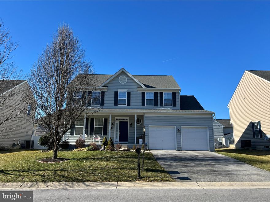 Welcome to this exquisite 4-bedroom, 3.5-bathroom residence nestled in the desirable Village of Washington Trail community. This meticulously maintained home offers a harmonious combination of modern amenities and timeless charm. As you step through the front door, the hardwood flooring in the foyer invites you into a home designed for both entertaining and relaxation. The main level showcases a seamless flow from the foyer to the formal living and dining rooms, creating a warm and welcoming atmosphere. The heart of the home is the kitchen, complete with granite countertops. This culinary haven effortlessly opens to the breakfast area and family room featuring a cozy gas fireplace, making it an ideal space for family gatherings or intimate evenings. The finished basement provides additional living space, perfect for a home office, recreation room, or den. Adjacent to the finished area, discover an unfinished storage area, offering ample space for all your organizational needs. Venture to the second level, where convenience meets luxury. The laundry area streamlines daily chores, and the generously sized spare bedrooms provide comfort and versatility. The primary bedroom is a true retreat, boasting an ensuite bath with a stall shower and a luxurious soaking tub, creating a spa-like experience within the comforts of home. Completing this residence is a two-car garage, ensuring both convenience and security for your vehicles.