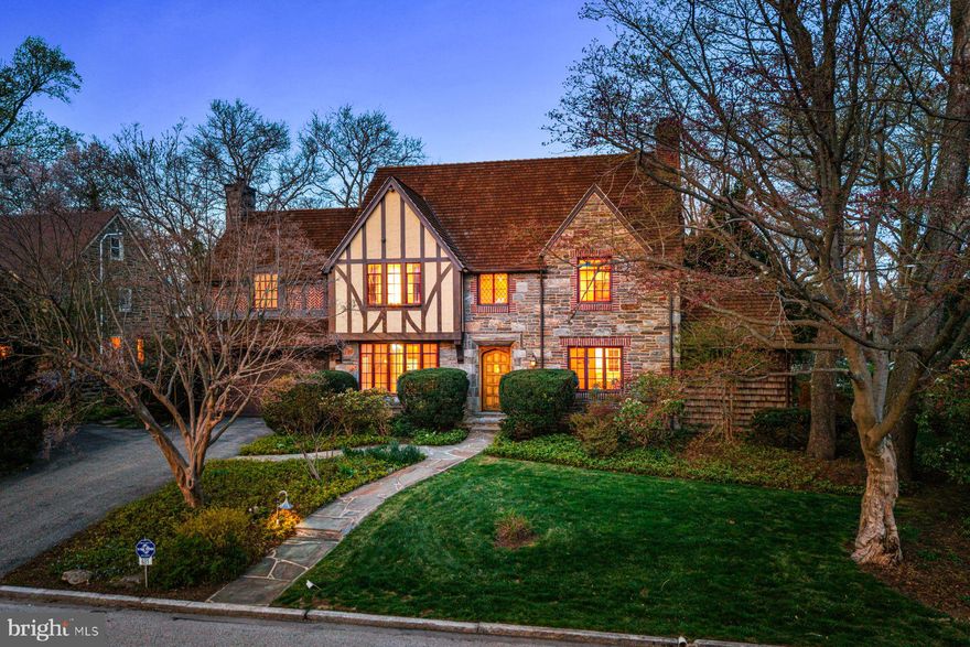 This quintessential College Park residence won't last long! Set on a flat, beautifully landscaped lot in this quiet, highly sought after walkable Lower Merion neighborhood, it has been updated and expanded over the years while being impeccably maintained both inside and out. Endless features include perfectly restored original oak floors, sun-filled windows, millwork and architectural designs, a bright sunroom/ family room addition on the first floor, 4 large bedrooms on the second floor and a 5th bedroom with separate office and full bathroom on the third floor.  The spacious second floor primary suite features a renovated bathroom, frameless glass shower and plentiful cosets. 3 additional generously proportioned bedrooms, one of which has a fireplace, a third full bathroom and second floor laundry room complete this level. The dry basement offers endless opportunities for further living space and storage. Move right in and enjoy all that this wonderful residence has to offer, in close proximity to renowned schools, all forms of transportation, endless restaurants, shopping, recreational opportunities, clubs, Center City Philadelphia, Philadelphia International and more!