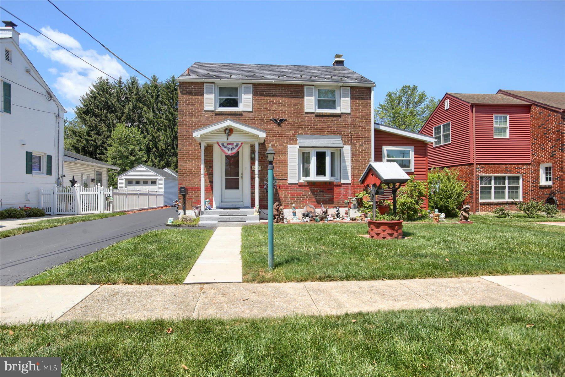 Welcome to this charming home in the heart of New Cumberland Borough! Located just a block from the school and park in a quiet neighborhood with easy access to both the west and east shore. When you open the front door, you will be welcomed into a warm and inviting living room, a dining room and kitchen. A full bath on the 1st floor and a family room or den. The upstairs level has three bedrooms and a full bath. There is some hardwood under the carpets!! There is a laundry hook up on the 1st floor and one in the basement. The full, unfinished basement provides plenty of potential for additional living or storage space. Gas heat with Central Air. A spacious detached 2 car garage with room for work area, and the 8 x 12 shed is perfect for outdoor storage. This home is also equipped with a backup Generac generator. Newer windows throughout the home. Conveniently located in downtown New Cumberland, restaurants, shopping, and major interstates, this home is a must-see! Schedule your showing today and see all this delightful home has to offer!
