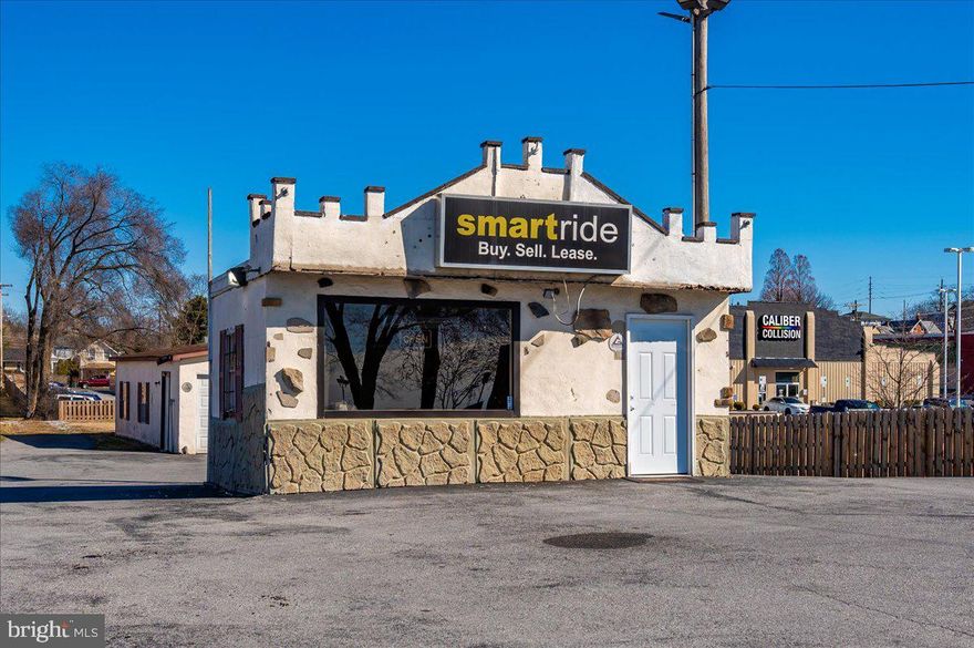 Discover an incredible commercial opportunity at 354 Dual Highway, Hagerstown, MD! This prime car dealership property sits on 1/3 of an acre along one of the area's most heavily traveled corridors, with over 40,000 cars passing by daily, offering unbeatable visibility and exposure. The property includes a standalone commercial building with a distinctive façade and a detached two-car garage, providing ample space for operations, storage, or additional revenue opportunities. Strategically located in a high-traffic retail and business district, this site is ideal for a dealership, auto service business, retail venture, or redevelopment project. Don’t miss out on this rare chance to own a high-visibility property in a booming commercial area! Contact me today to schedule a tour and explore the possibilities!