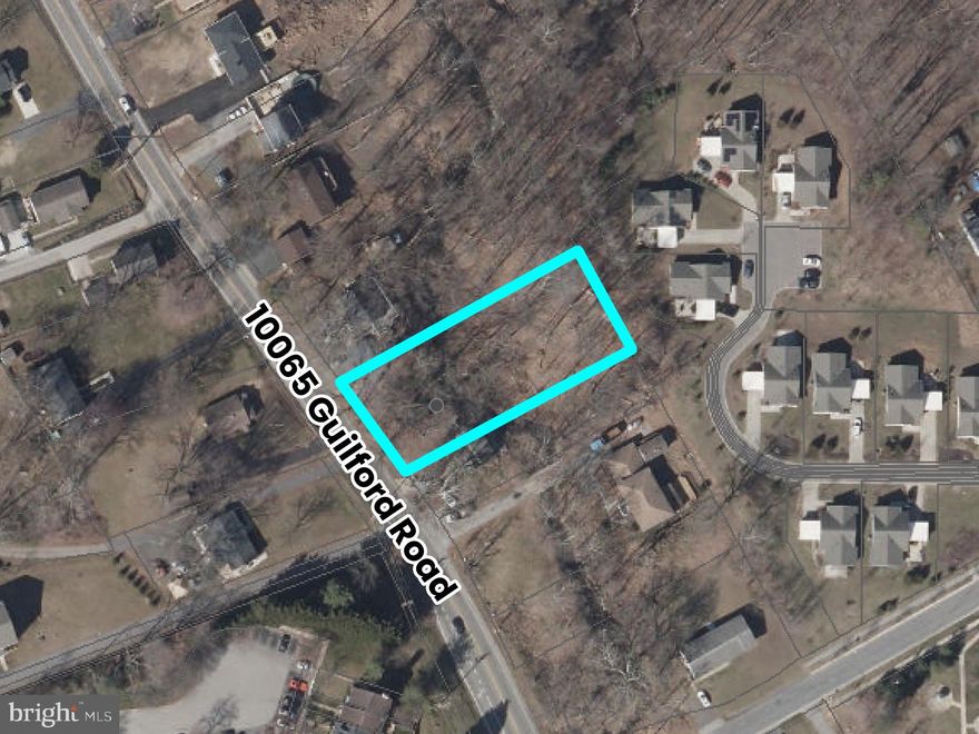 ABSOLUTE ONLINE REAL ESTATE AUCTION TO THE HIGHEST BIDDER OVER $10,000!! Online Bidding Opens  - Tuesday, October 31, 2023. Bidding Closes - Thursday, November 2, 2023 at 11:25 AM. List price is opening bid only. 1 of 6 scattered lots being auctioned on this day. 10065 Guilford Road is located in the Jessup area of central Maryland. Some areas of Jessup are located in Anne Arundel County and others located in Howard County. The lot is located in the Howard County side of the area, close to Columbia. For commuters, the area is convenient. Both I-95 and the Baltimore Washington Parkway are available for north/south traffic and MD-32 and MD-100 are available for east/west traffic. Public transportation is located within a quarter mile on Vollmerhausen Road. Within a mile of the lot are grocery options, restaurants, retail and other entertainment venues. Major employers in the area include several food distribution centers, the National Security Agency, the shops at Arundel Mills Mall and Baltimore Washington International Airport.