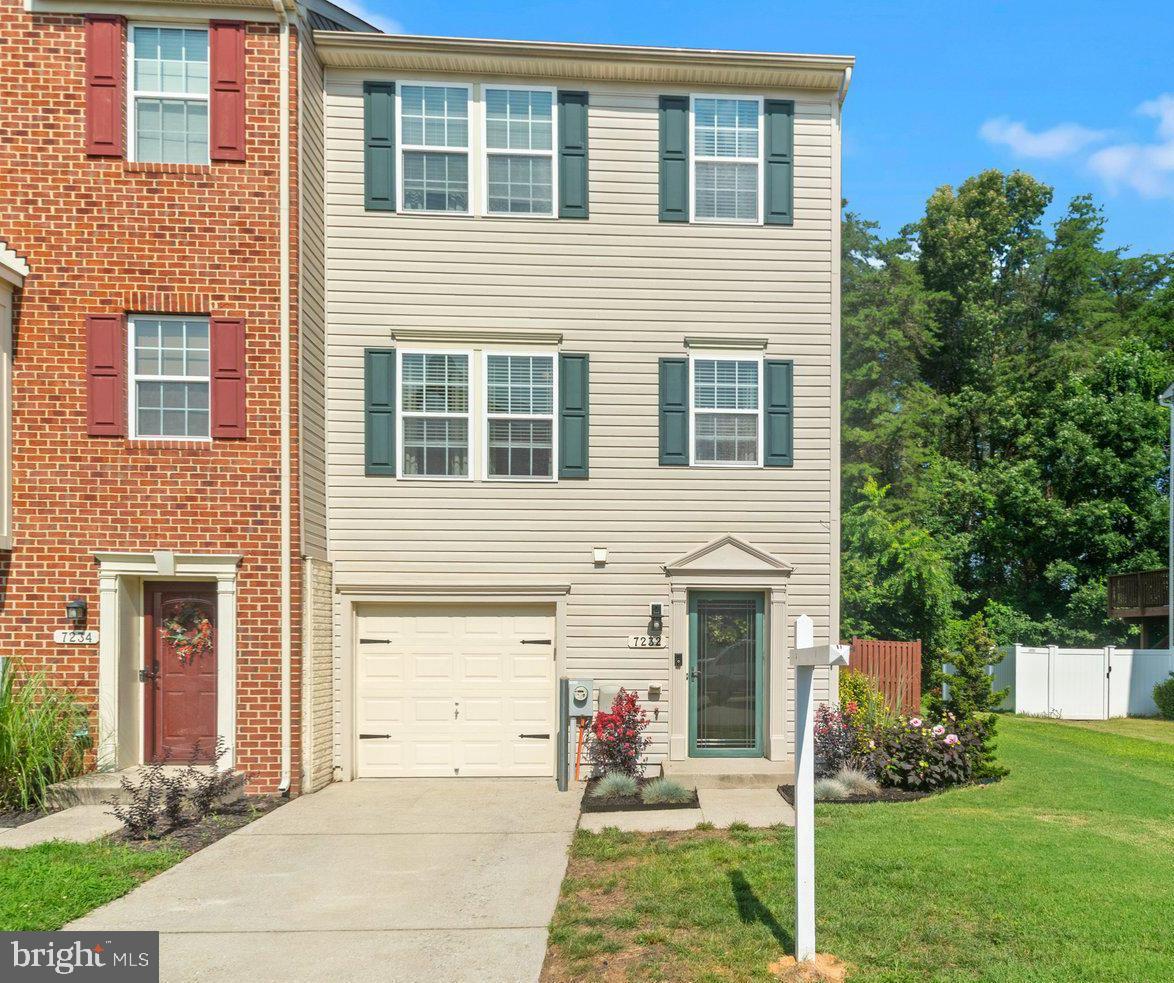 OPEN HOUSE: 08/02/2025
Location, location, location! Beautiful end unit townhouse in the popular Tanyard Springs community. 3 level bump-outs! Conveniently situated next to multiple parking sections. Close to a walking trail and walking distance to Solley Elementary school. Walking distance to the playground. This exceptionally maintained unit has a true open layout on the main level, perfect for entertainment. It stands out from all the other units in this community thanks to the Sellers' tastefully done upgrades and renovations. NEW ROOF, WOODED VIEW, Electric Vehicle Charging outlet. Spacious master suite with a walk-in closet, expanded deck, under deck paver patio, fenced-in yard. The fully enclosed basement offers a clean and versatile space - ideal for storage, a homy gym, workshop. Accessible, yet private, it adds practical square footage to the room. Pasadena schools. Amenities: Over 110 Acres of Common Area; Community Pool (including a toddler pool); 2 Tennis Courts; 1 Half Basketball Court; 3 Dog Parks; 47 pet stations throughout the community; 4 Playground Areas; Play Field; 2 Pavilions; Community Clubhouse (which homeowners can rent); 24 Hour Fitness Center; Community Garden with 64 Garden Plots that homeowners can rent. Owner found a home of choice. Quick settlement is an option!