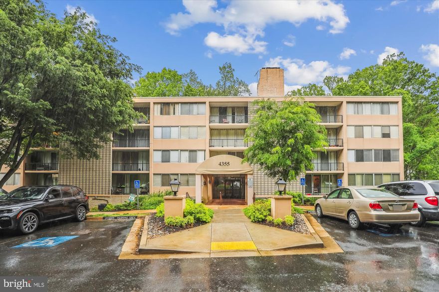 Discover 4355 Ivymount Ct #25 — a beautifully refreshed 2-bedroom, 1-bath condo nestled in the vibrant heart of Annandale. This turnkey residence offers an array of modern updates, including a fully remodeled kitchen (2025) featuring contemporary cabinetry, gleaming quartz countertops, and a suite of brand-new appliances. Soft, brand-new carpeting (2025) flows throughout, lending a crisp, inviting ambiance to the home.

The open-concept living and dining area is enhanced by floor-to-ceiling windows and a sliding glass door that leads to an expansive, private, covered balcony — a private retreat for morning coffee, evening unwinding, or simply letting the outdoors in. The full bathroom has been tastefully redesigned from top to bottom (2025), adding to the home’s polished appeal.

Enjoy added convenience with an elevator and laundry facilities just steps from your door, plus access to a community pool and nearby walking trails. Commuters will appreciate quick access to I-495, I-395, I-66, Little River Turnpike, and Braddock Road. You're also just moments away from the shopping, dining, and entertainment of the Mosaic District, Tysons Corner, and Springfield Town Center.

Nature and fitness enthusiasts will love proximity to Wakefield Park and the Audrey Moore Rec Center — home to tennis courts, a full gym, and an Olympic-sized indoor pool.

Don't miss this opportunity to own a beautifully updated condo in a location that truly has it all. Schedule your private tour today!