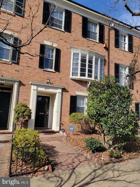 Townhouse For Rent - 407 S Pitt Street<br/> Alexandria City County, ALEXANDRIA, VA 22314