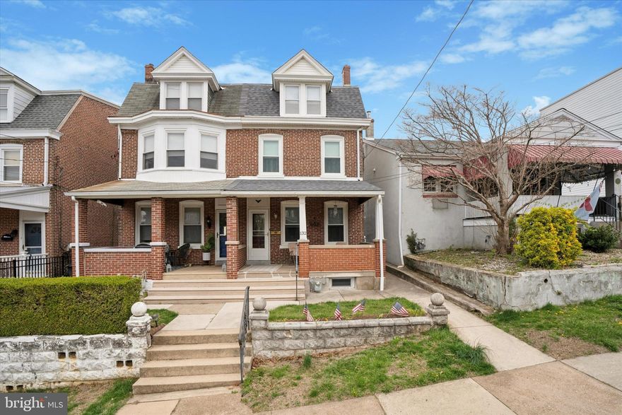 Welcome to this charming and spacious twin home in the heart of Conshohocken! With four bedrooms, one and a half baths, and a layout designed for comfort and functionality, this home has so much to offer.

Step inside to a bright, sunny living room that flows into a formal dining room—perfect for everyday living or entertaining. The eat-in kitchen features classic oak cabinets and plenty of space to cook and gather. Just off the kitchen, a mudroom adds extra convenience with a utility sink, half bath, and laundry area.

Upstairs on the second floor, you'll find two generously sized bedrooms and a full hall bath. The third floor offers two additional bedrooms, ideal for guests, a home office, or hobby space. Throughout the home, you'll appreciate abundant storage, giving you room for everything.

Enjoy warm evenings on the large covered front porch, or relax in the nice backyard, perfect for gardening, pets, or outdoor entertaining.

Located on a quiet street just minutes from parks, restaurants, and public transportation, this home blends classic charm with everyday convenience. Don’t miss this opportunity to make it yours!

New roof,  many new windows