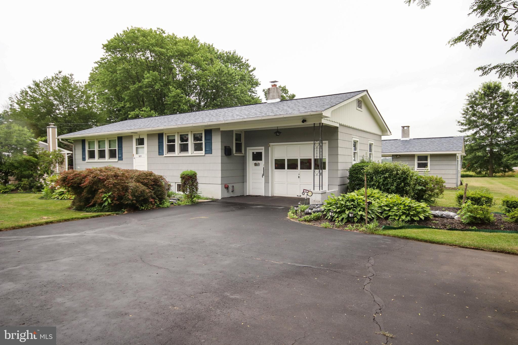 Offer deadline Weds July 23, 2025 at 6 pm. First-time homebuyers take note…this single family home is that rare opportunity to purchase your forever home at a townhouse price with room to expand in the future! Downsizers also take note…this home offers main floor living without giving up storage space or a large backyard for entertaining or gardening! The classic built-in bookshelves will showcase your collectibles and certainly become the focal point of the notable 21’x 11’ living room. The bright kitchen is waiting for new homeowners to tailor it to their modern day needs. With some renovation, the spacious 23’X12’ main bedroom could be split in half for an additional bedroom or home office space, and the 2nd bedroom has a private half bath. The house includes a full unfinished basement with tons of storage space and an extended one-car garage. Bring your dreams of spending warm summer evenings with friends to life by transforming the 17’X12’ porch into an enchanting outdoor entertaining space. This porch is attached to 17’X12’ workshop; so many uses for this outbuilding – game room, bicycle and kayak storage or a workshop. The new homeowners will most enjoy the rocking-chair views of the farmland behind the home. Bring your fresh ideas and take advantage of all the potential. Within walking distance of Pennridge High School and a shopping center and just a short drive to Peace Valley Park or Lake Nockamixon. This is an as-is purchase; the Estate will make no repairs. Buyers will be responsible for all U&O repairs. All measurements are approximate.