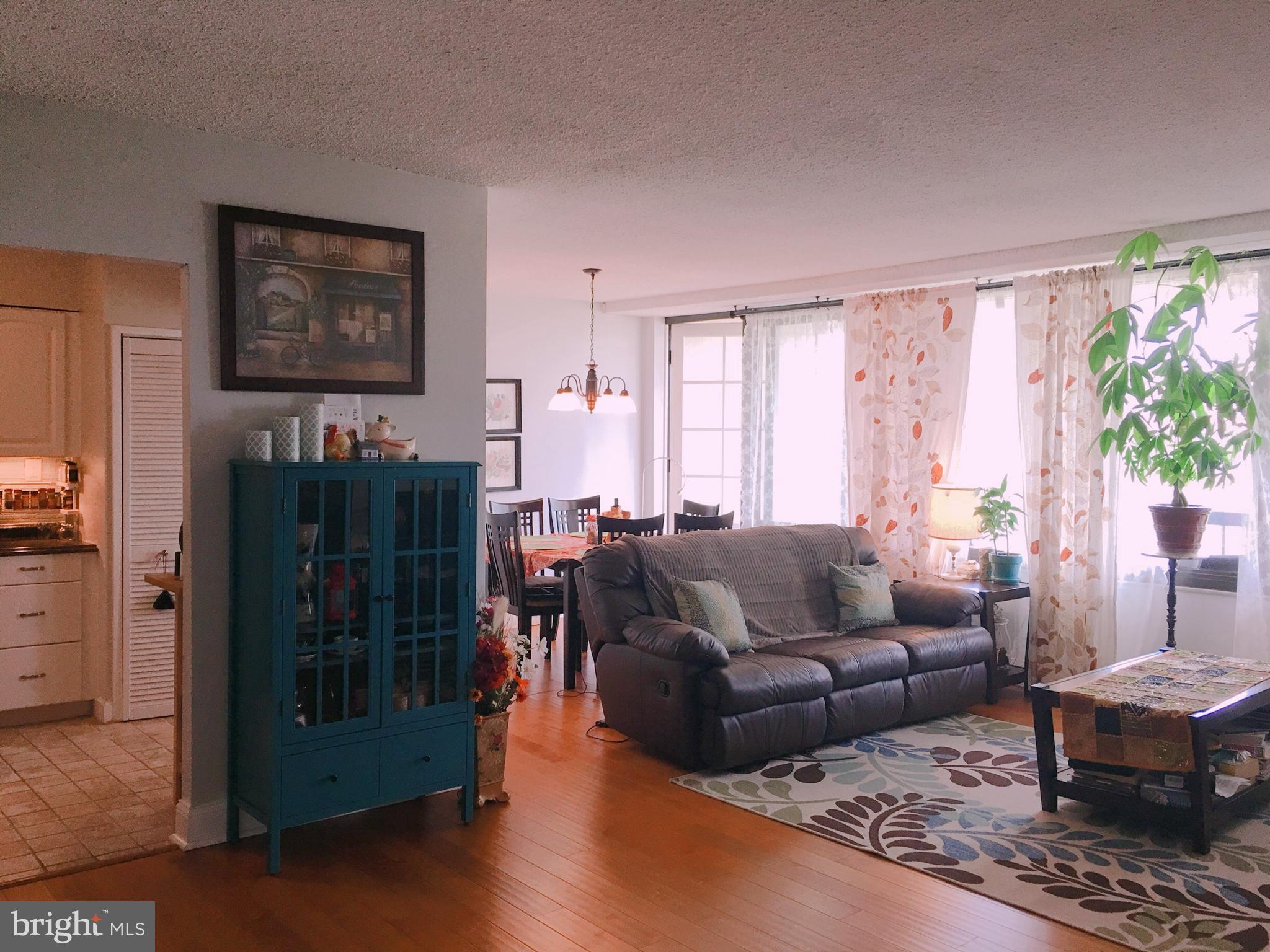 Beautiful 1240SF 2-bed 2-bath high-rise condo in the highly sought-after Place One community available for rent. Hardwood floors throughout with an upgraded kitchen and two full showers. This unit also features high-end appliances (in-unit washer and dryer), an oversized balcony with an amazing view. Resort-style amenities are on site (including 24/7 front desk, secure entrance, gym, sauna, pool/BBQ area, party room, 2 tennis courts, walking trail, dog park, social events, and more). Rent includes all utilities (except for cable/Internet), one garage parking and one sizable storage bin. It’s a commuter’s dream offering both convenience and luxury. Located 2 miles from Van Dorn Street metro, the building is on 4 bus lines and short commute to Old Town Alexandria, Reagan National Airport, Pentagon, Crystal City, Amazon HQ2, Arlington, and Tysons. Background check and application are required ($60 per adult, non-refundable). 1-month rent as security deposit and 1-month rent at front plus additional $50 pet rent if approved.