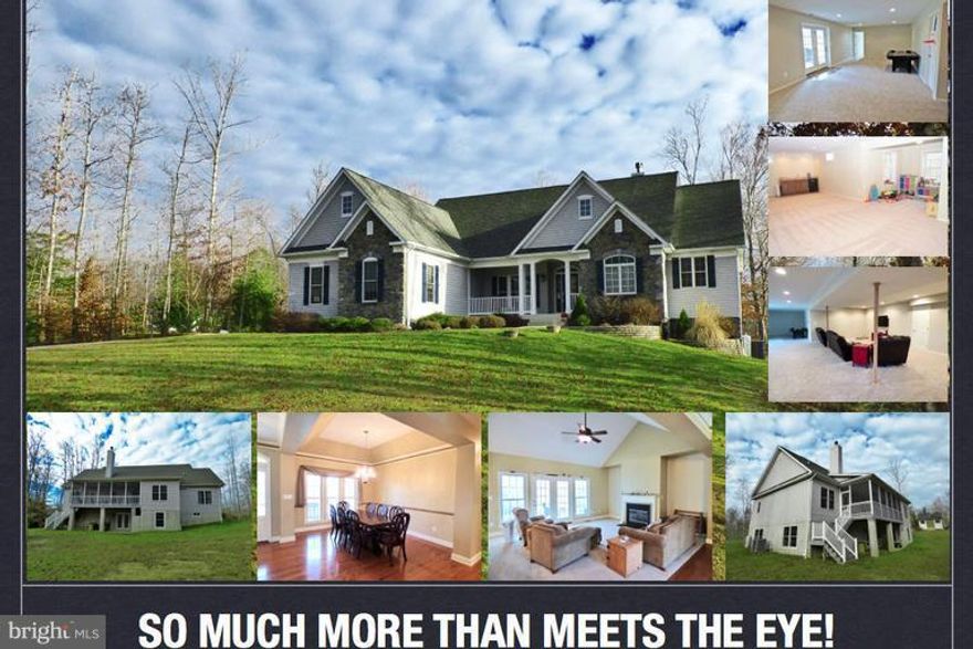 You can have it all w/ this custom built home complete w/ 4600 sq ft finished! Upgraded features include: Kenmore elite appliances, open floor plan, wood burning fireplace, 26X10 screened back deck/porch, maple cabinets, hardwood flooring, 9 ft ceilings, full finished walk out basement, recessed lighting, cathedral ceiling, tray ceiling, lighted stairs, silestone counters, wet bar & so much more!